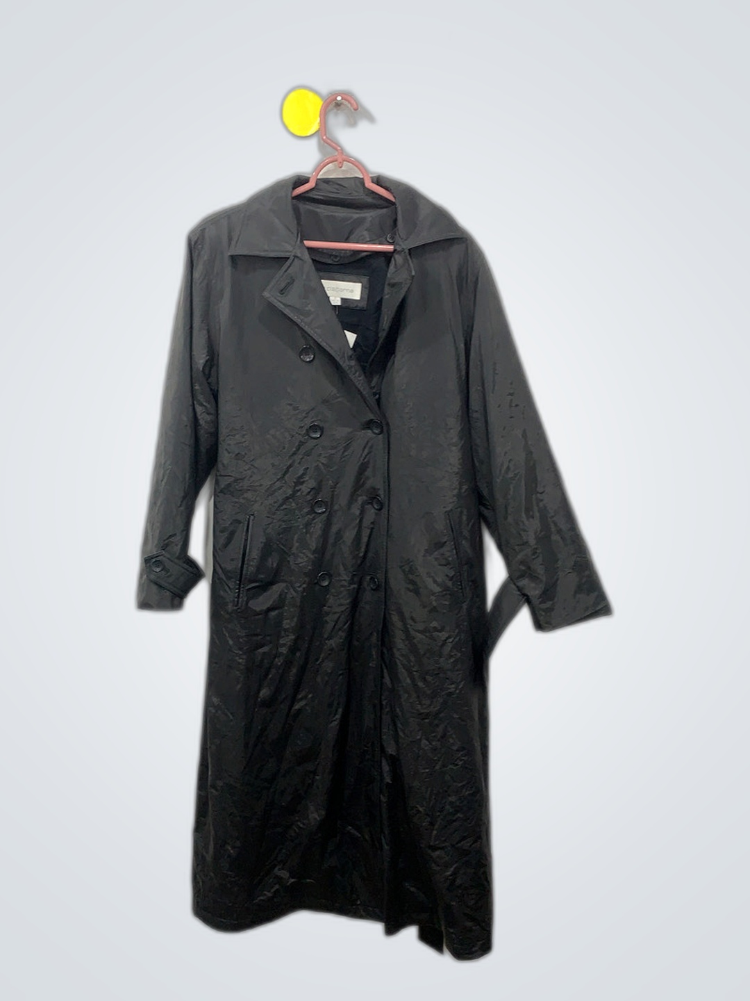 Liz Claiborne Black Trench Coat