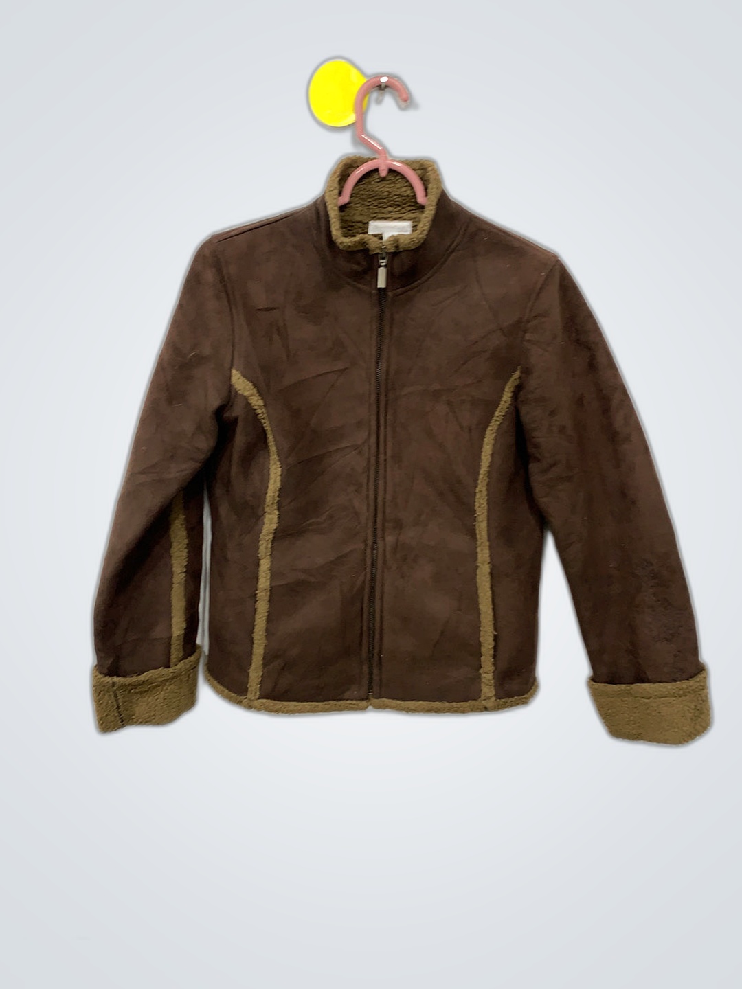 Charter Club Brown Fleece Jacket