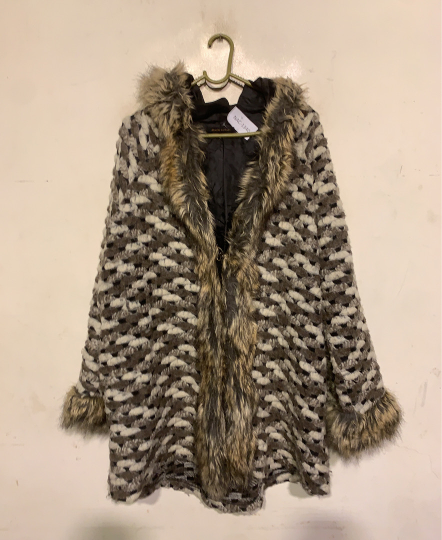 Fur Trimmed Coat