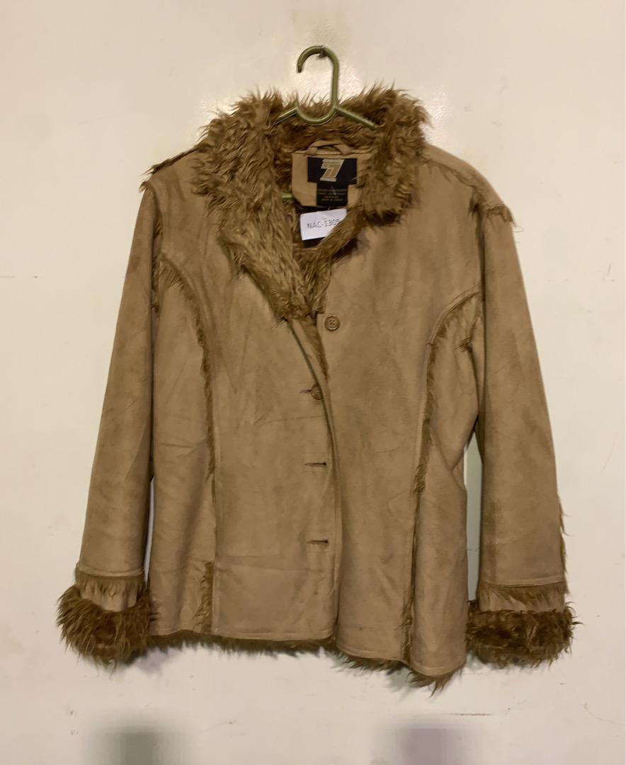 Seventy Seven Seoul Fur Trim Coat