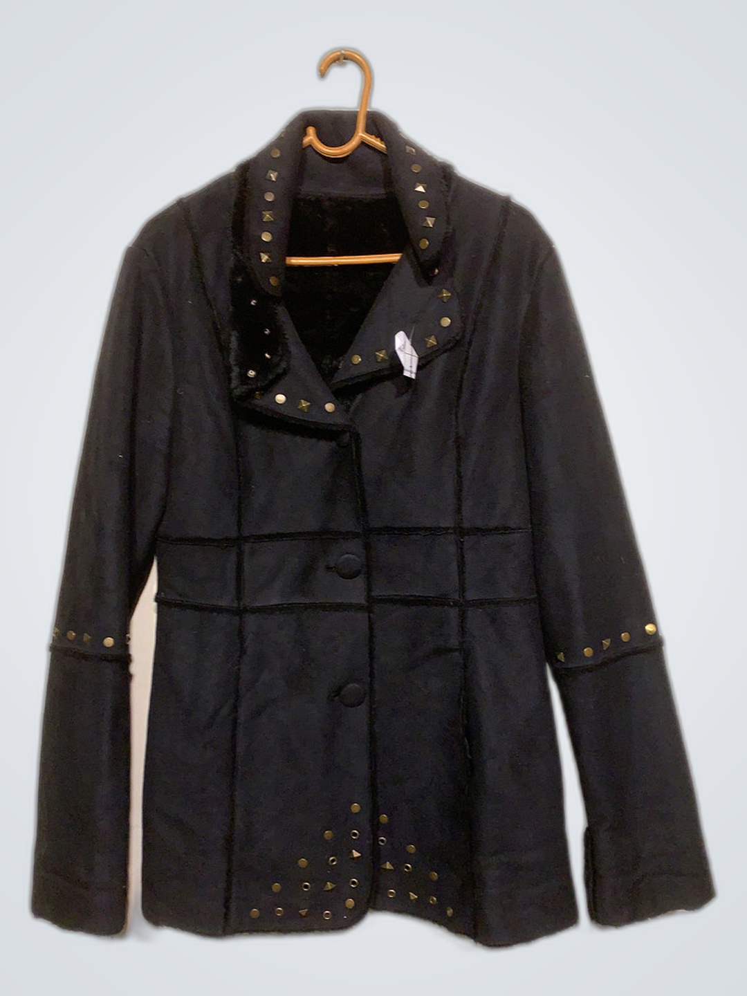 Black Studded Coat