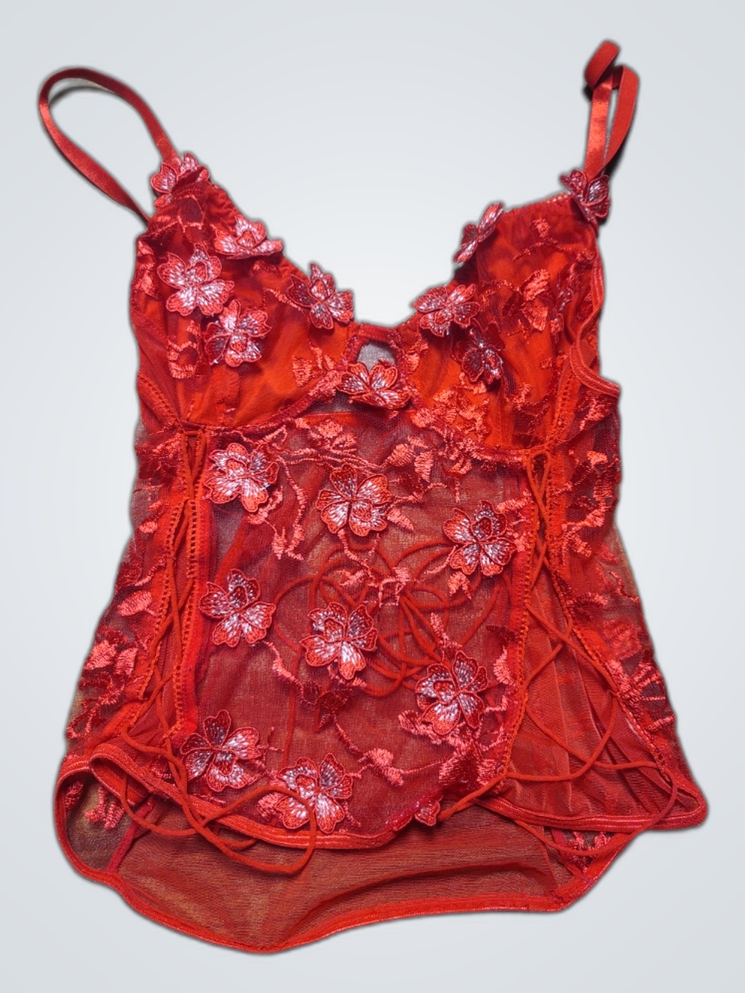 Red Lace Camisole