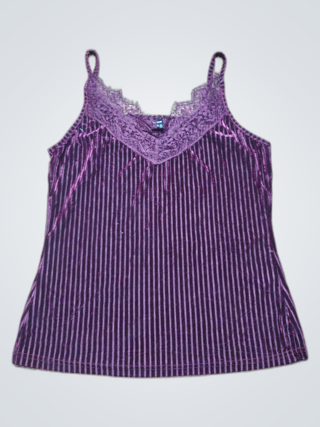 Lila gestreiftes Tanktop