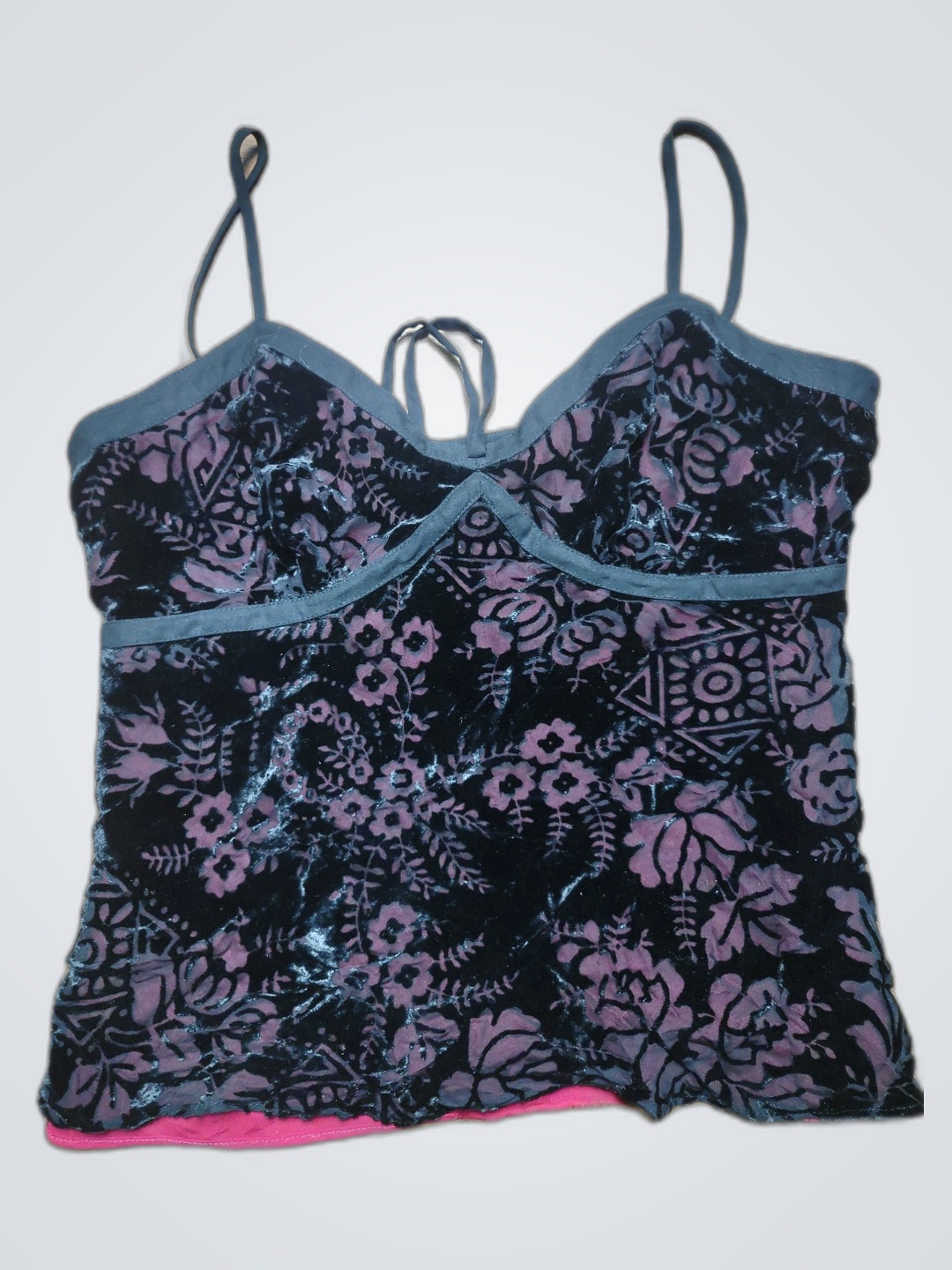 Next Printed Velvet Camisole Top