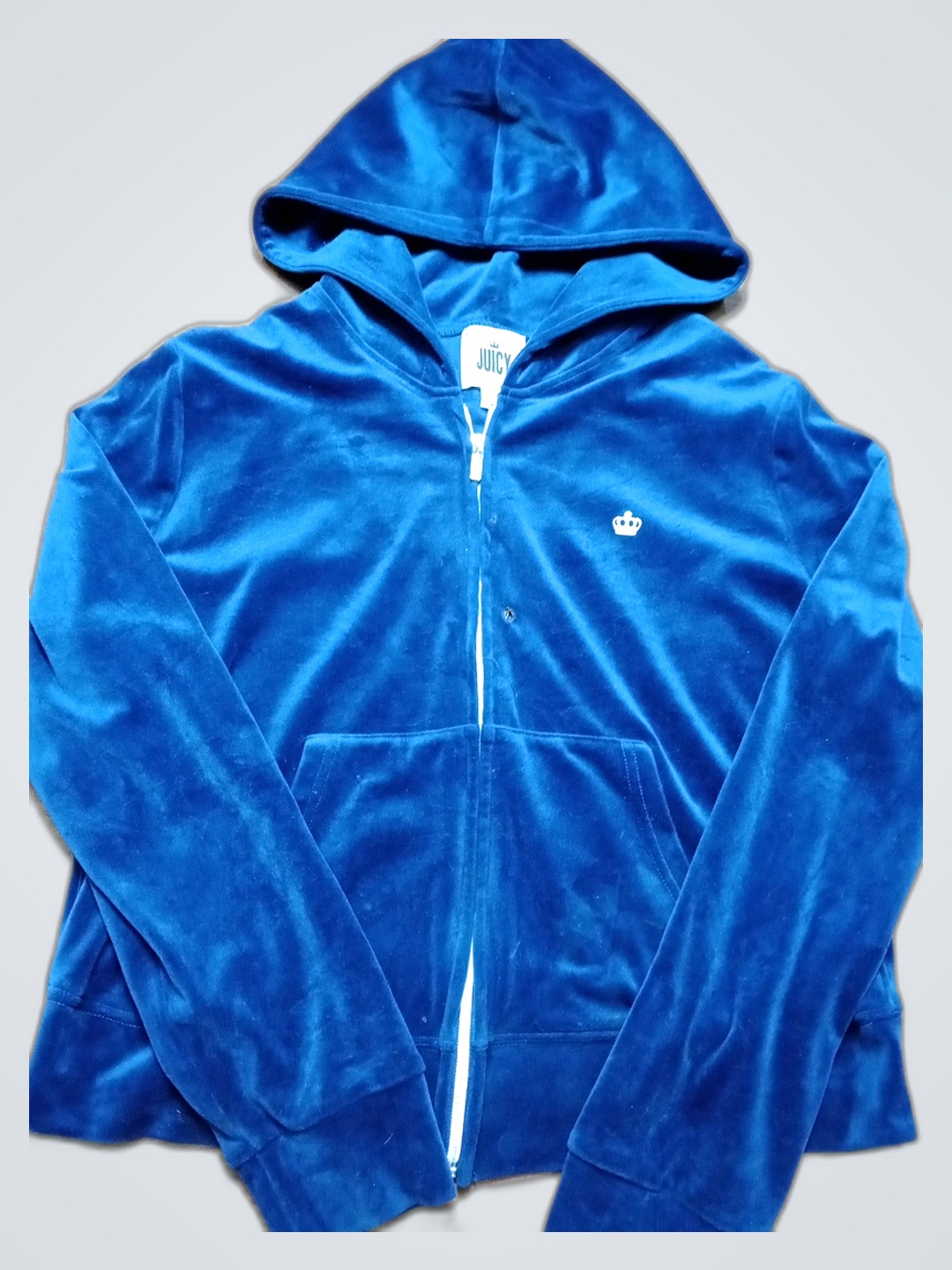 Juicy Couture Blue Velvet Hoodie