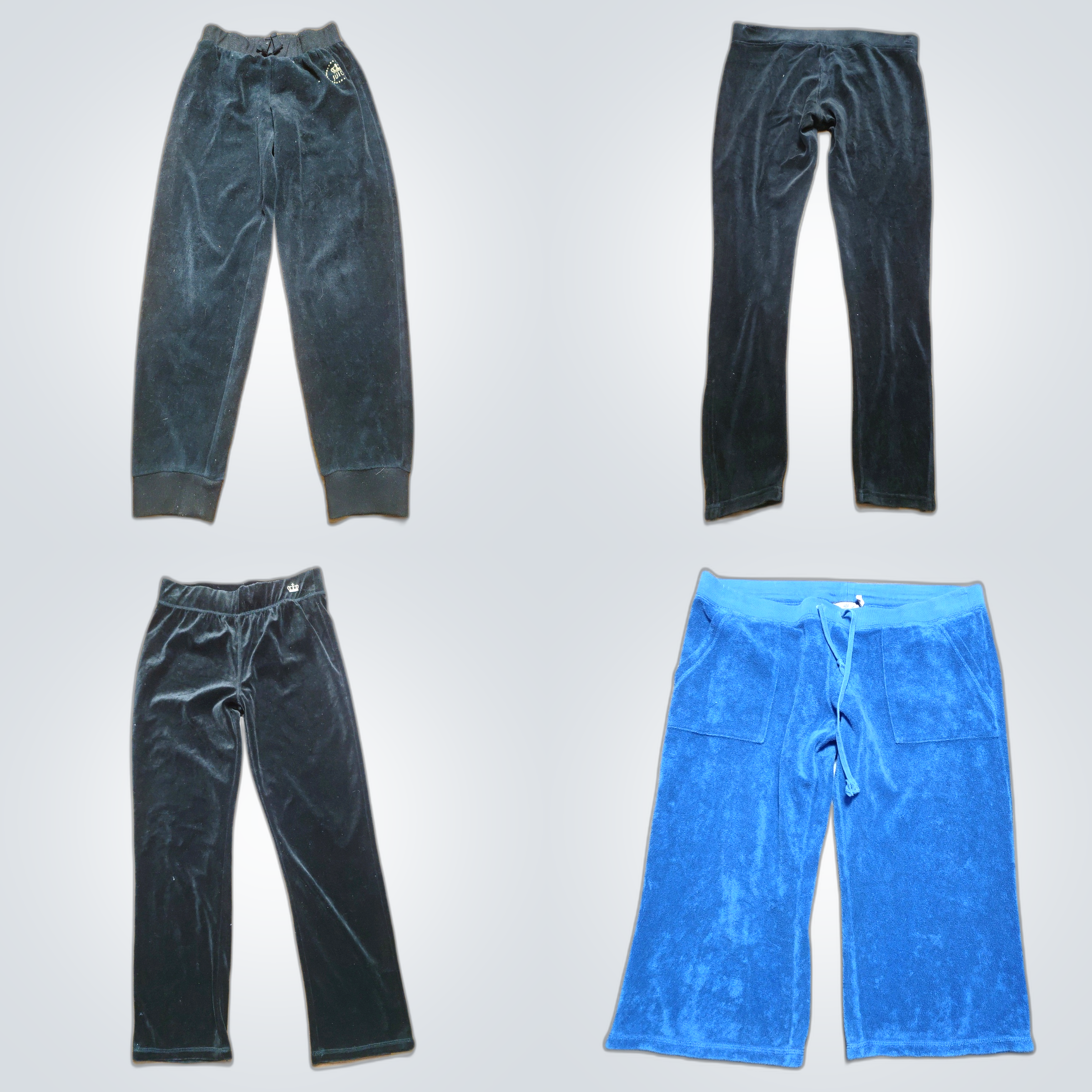 Juicy Couture Velour Sweatpant Bundle 10pcs Black ..