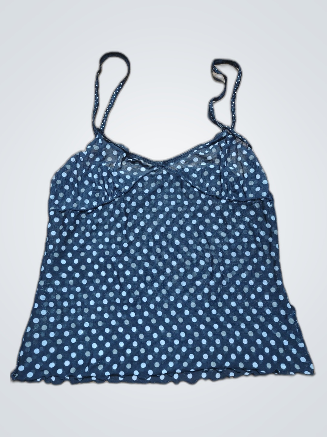 Women's Black Polka Dot Camisole