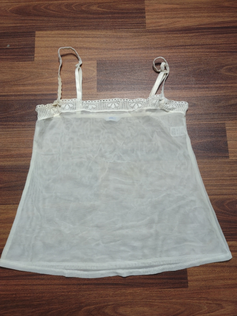 White Lace Trim Camisole