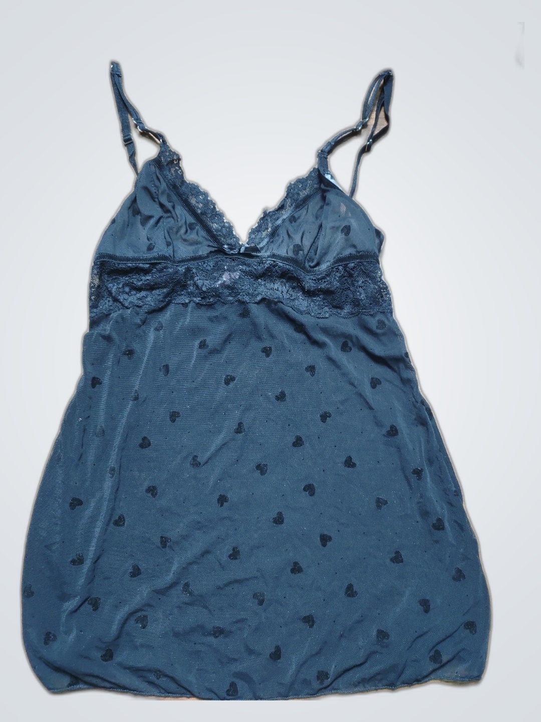 Camisola in pizzo nero