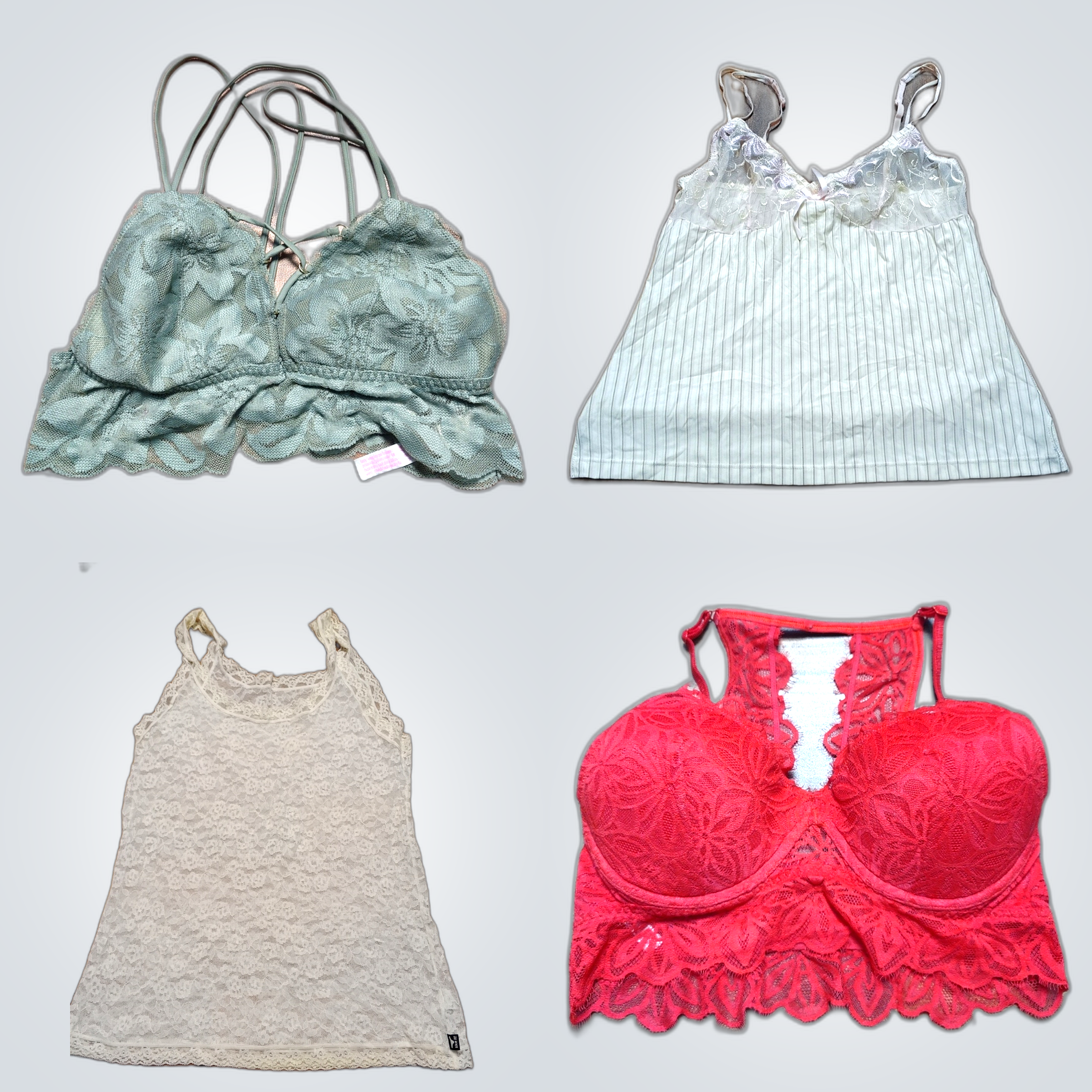 Victoria's Secret Lace Bundle: 10-Piece Lace Bra, ..