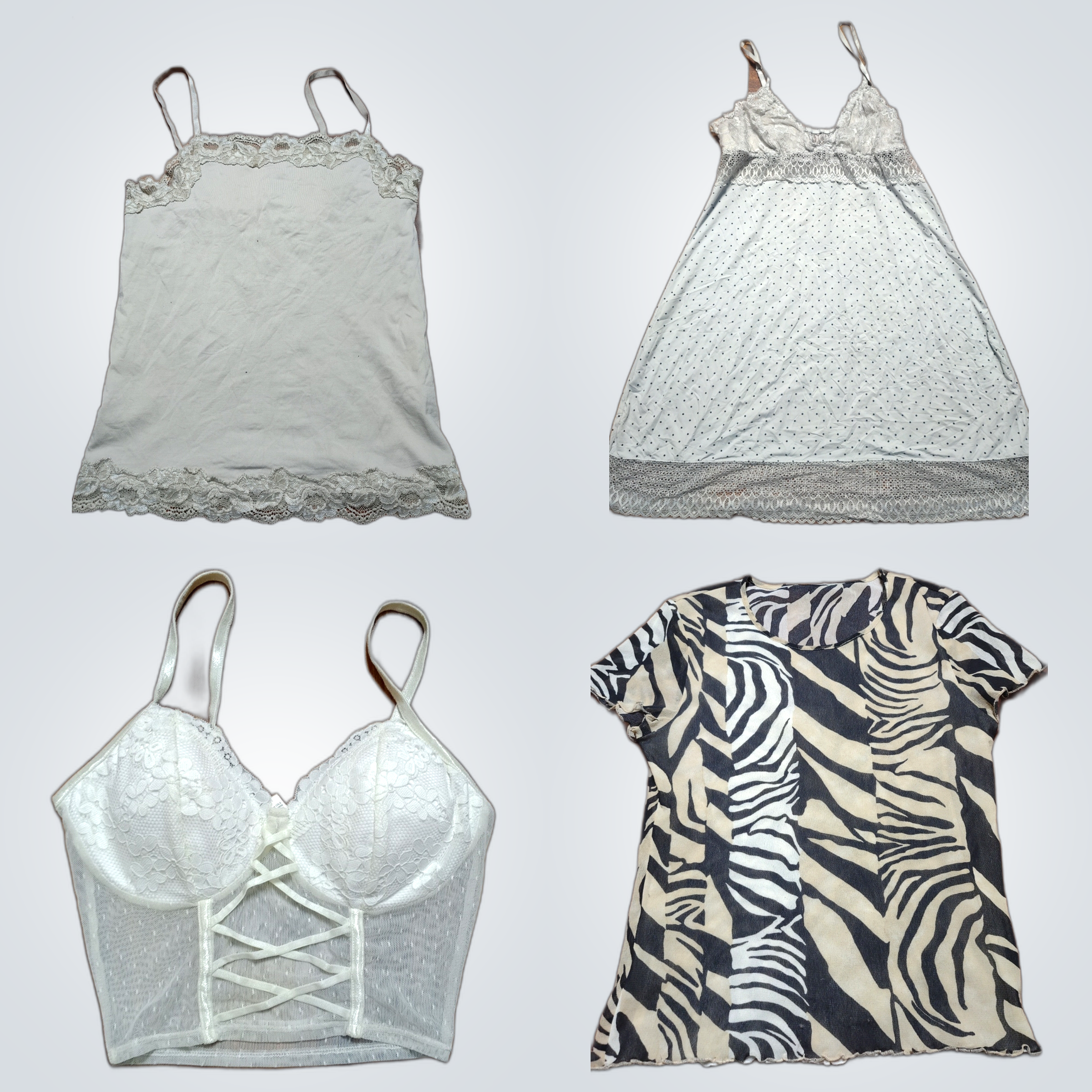 Lace & Printed Tops Bundle - Gamisu, BOZZOLO & Mor..