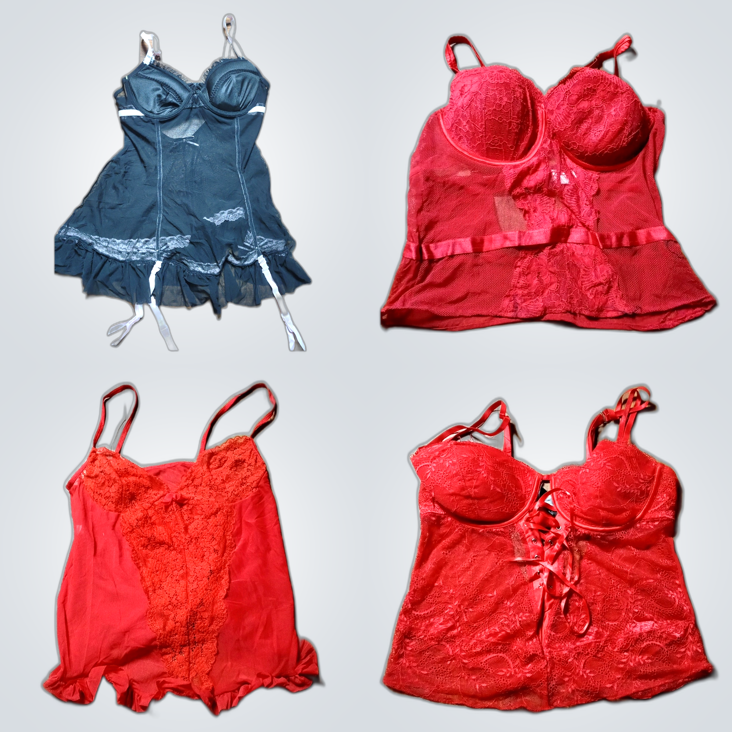 Y2k Beaded Creamy Cami tops