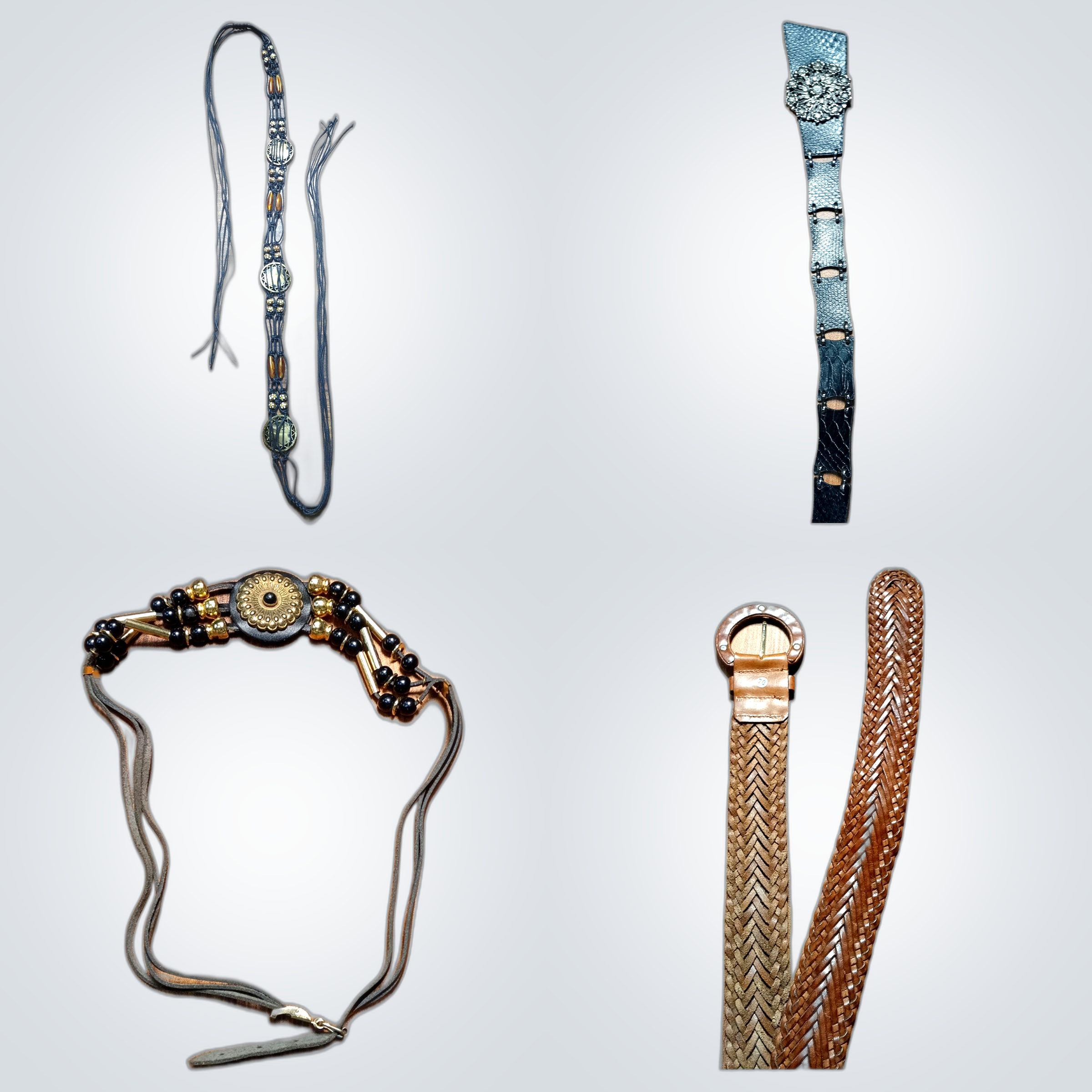 Ensemble de bijoux en cuir boho chic