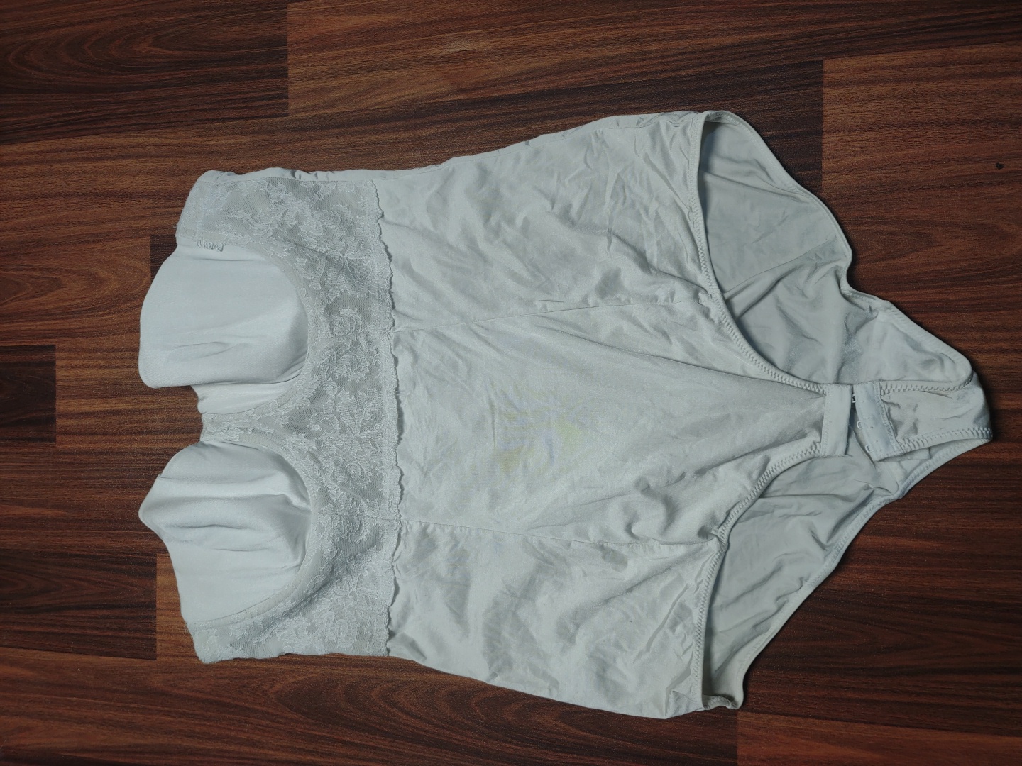 Women's White Shapewear Bodysuit