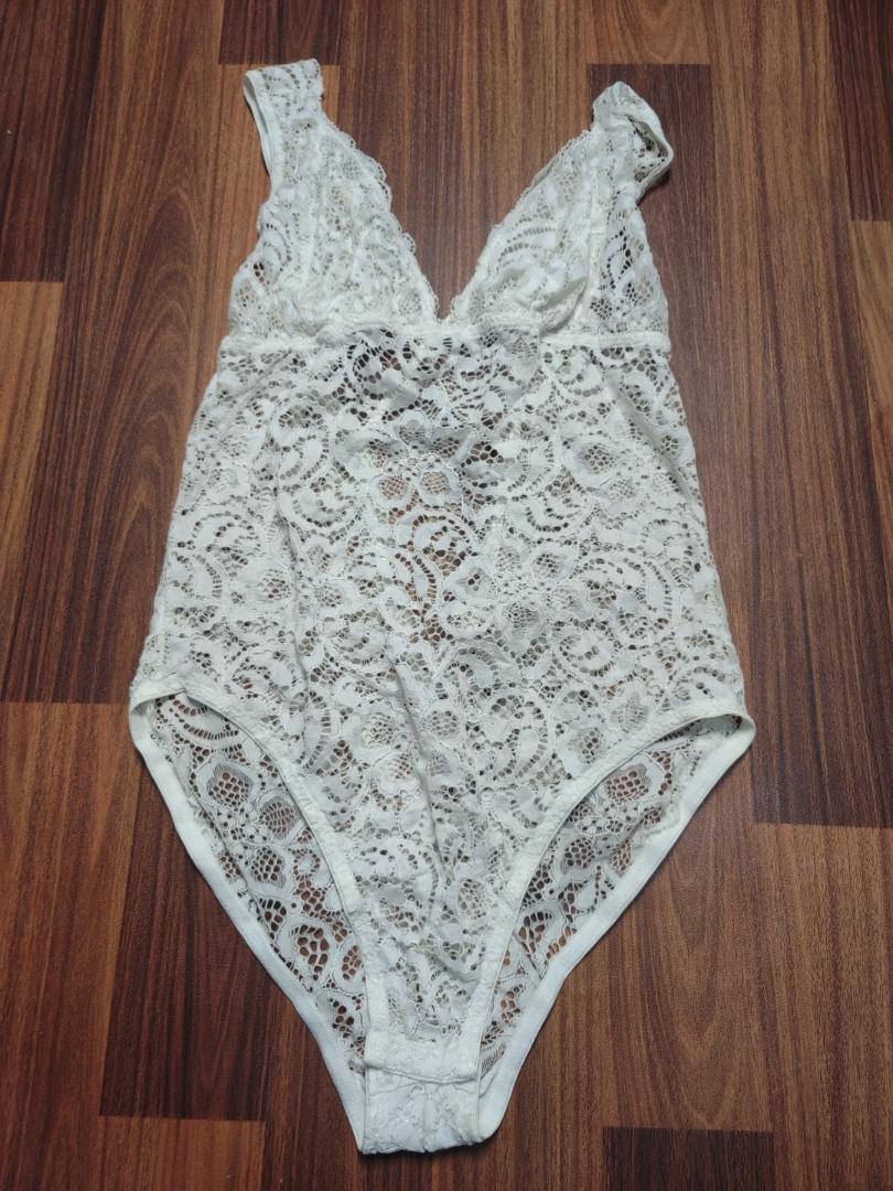 White Lace Bodysuit