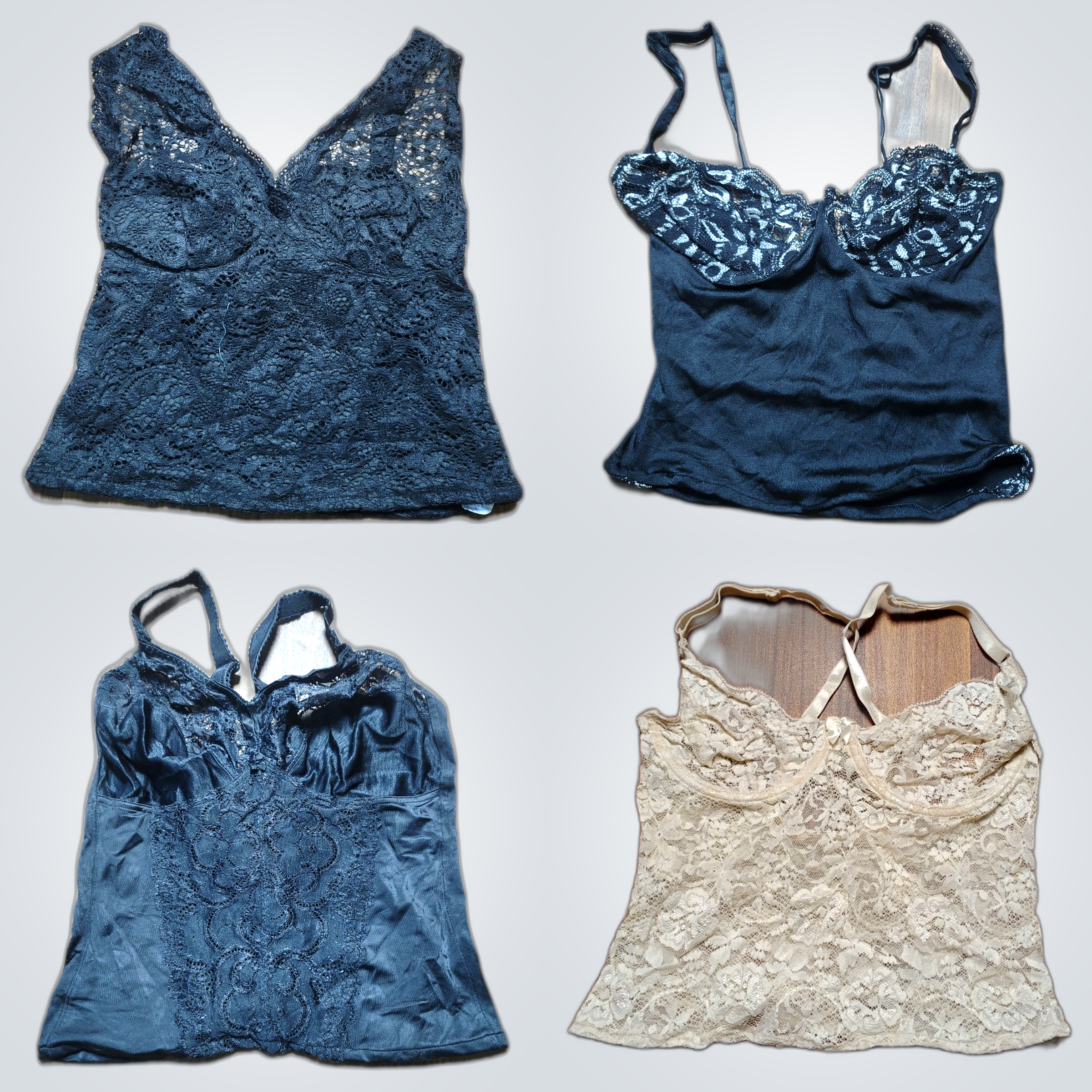 Ensemble de Lingerie Camisoles à Dentelle Y2K