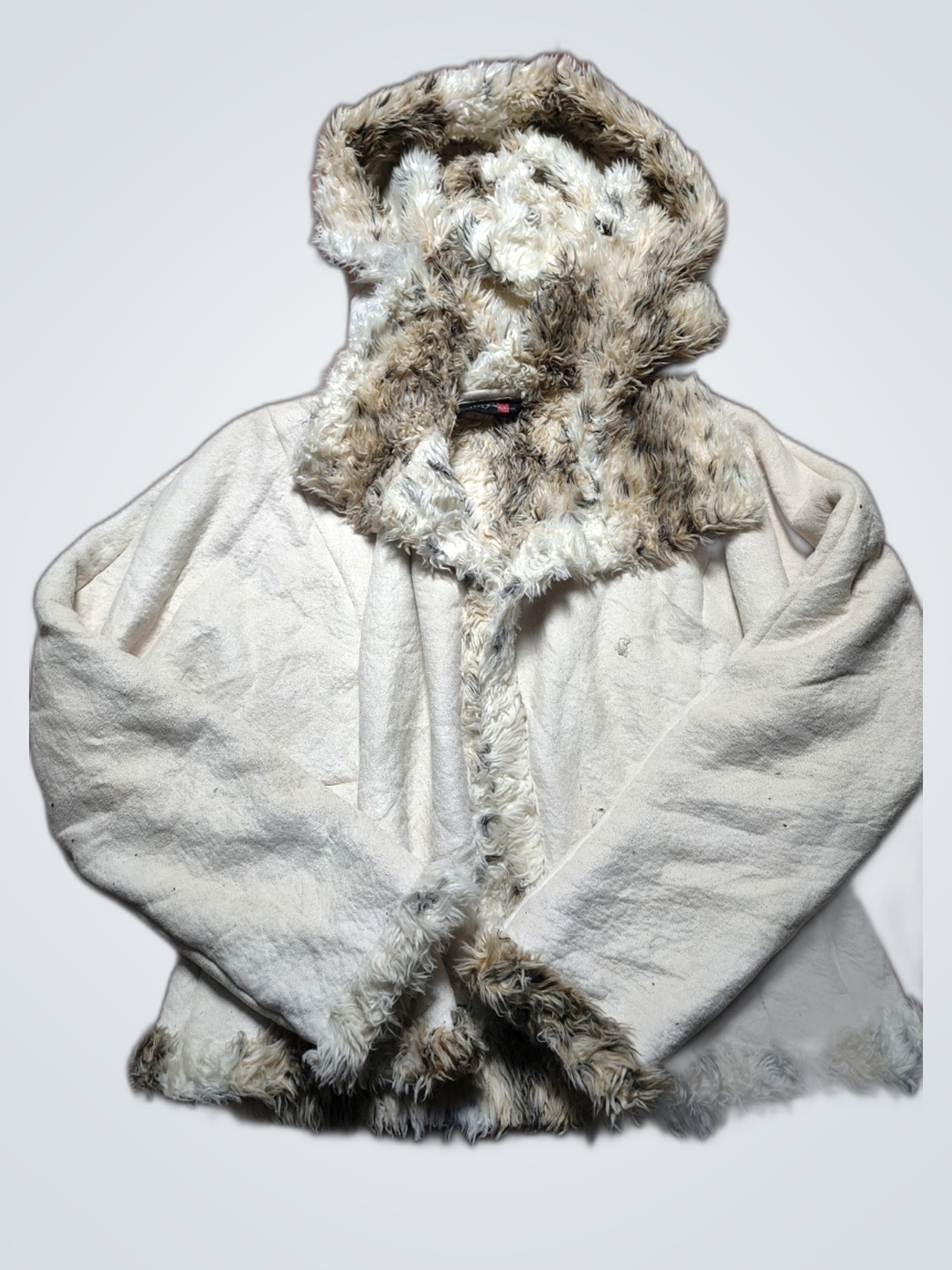 Michael Kors Faux Fur Hooded Jacket