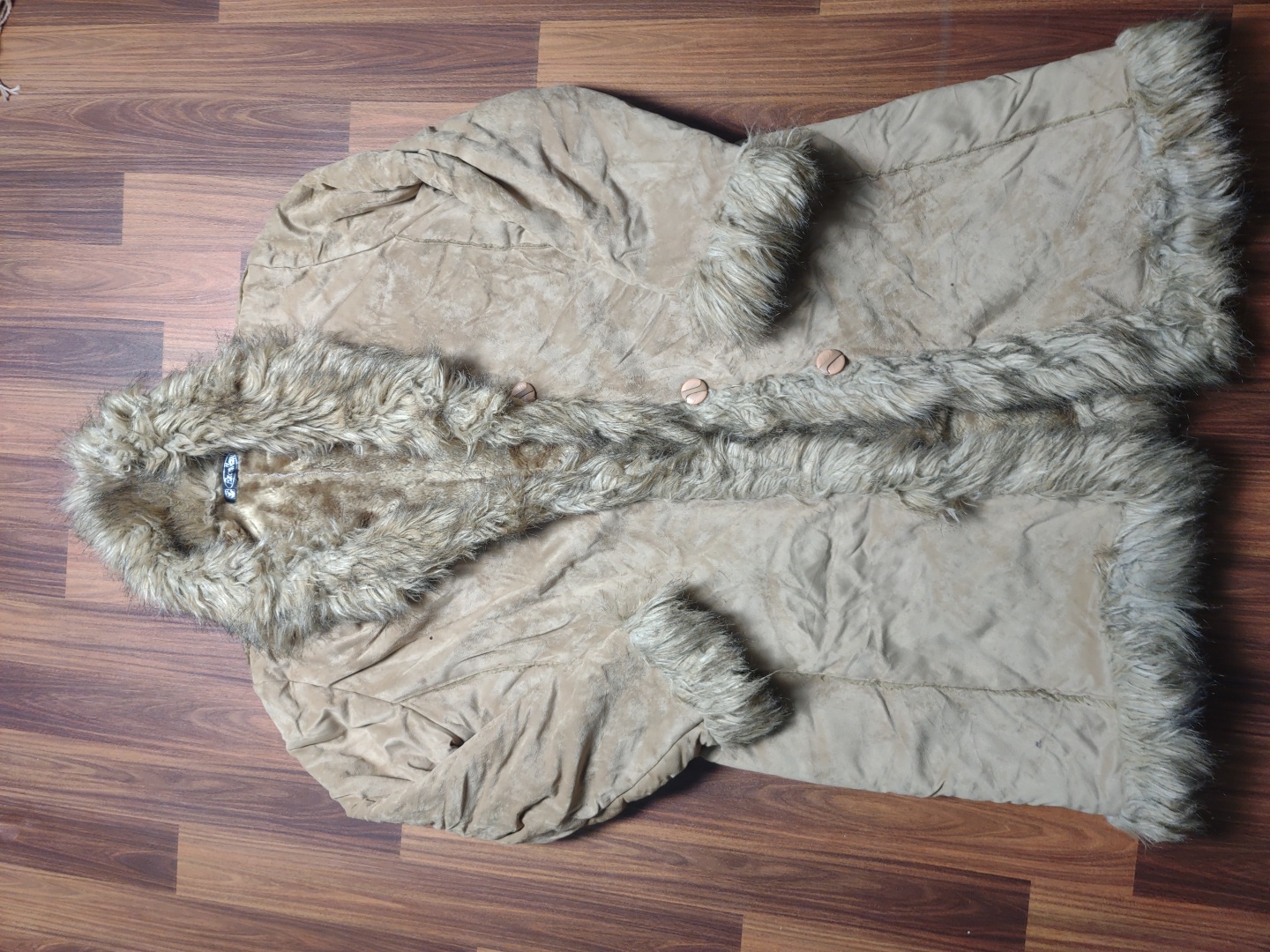 Fur-Lined Winter Coat