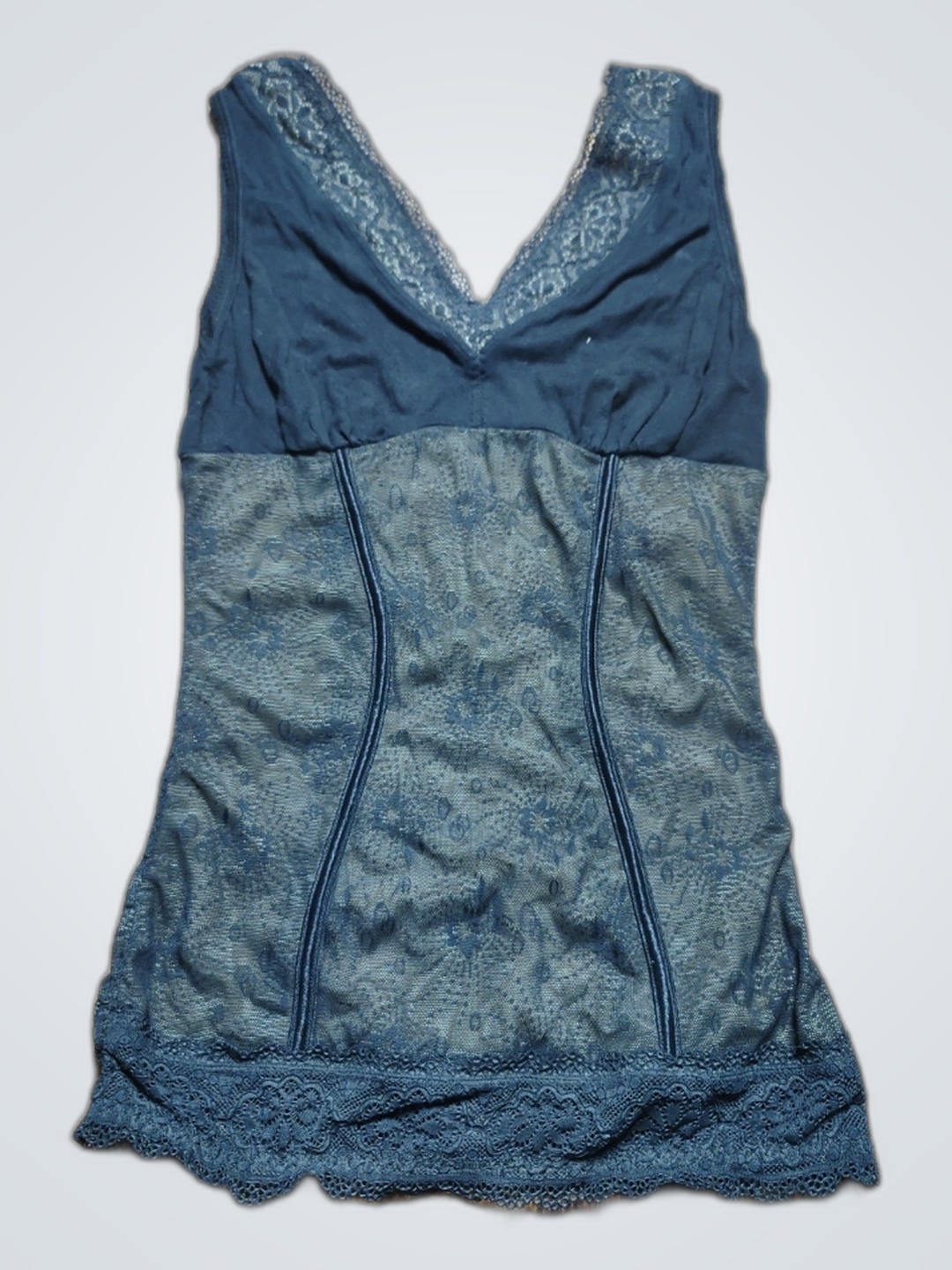 Black Lace-Trimmed Camisole