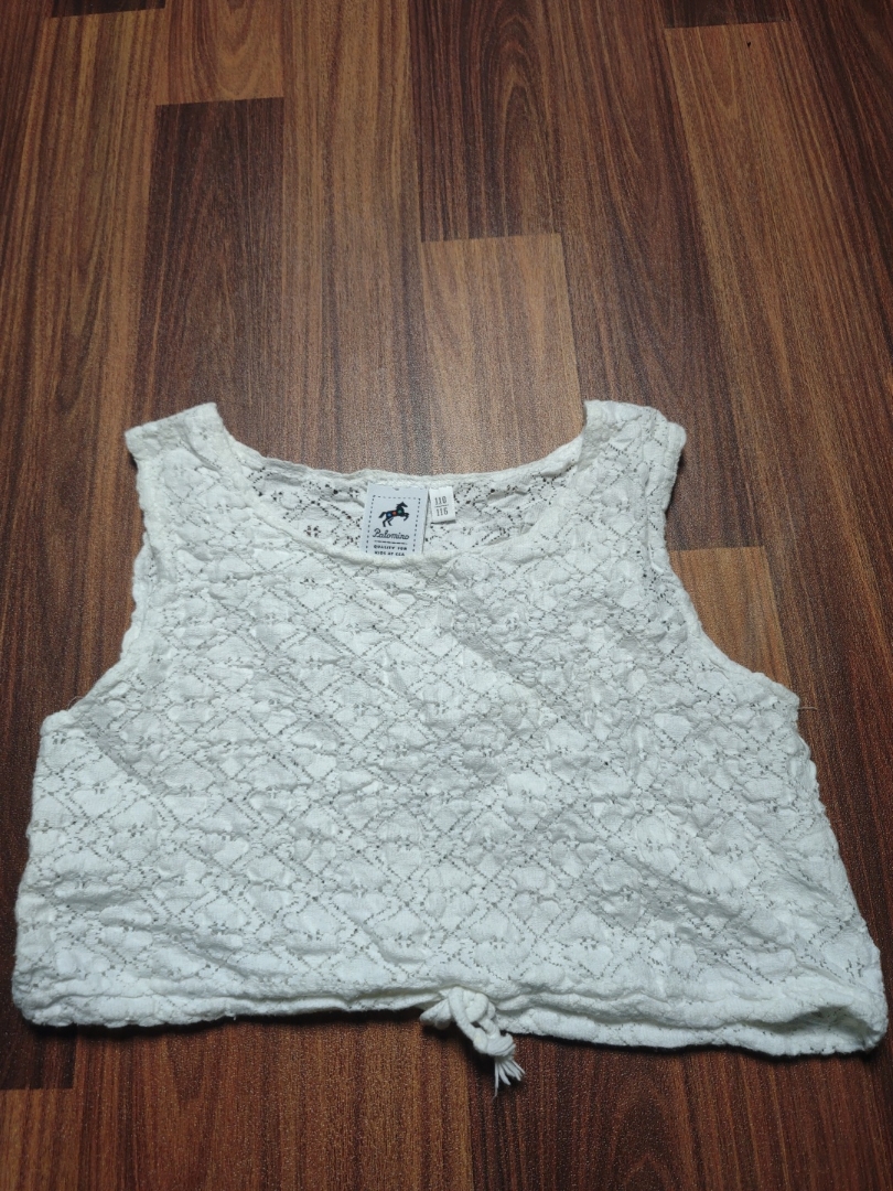 Polo Ralph Lauren White Lace Tank Top