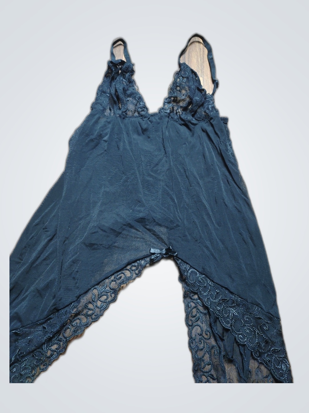 Camisa de Renda Preta