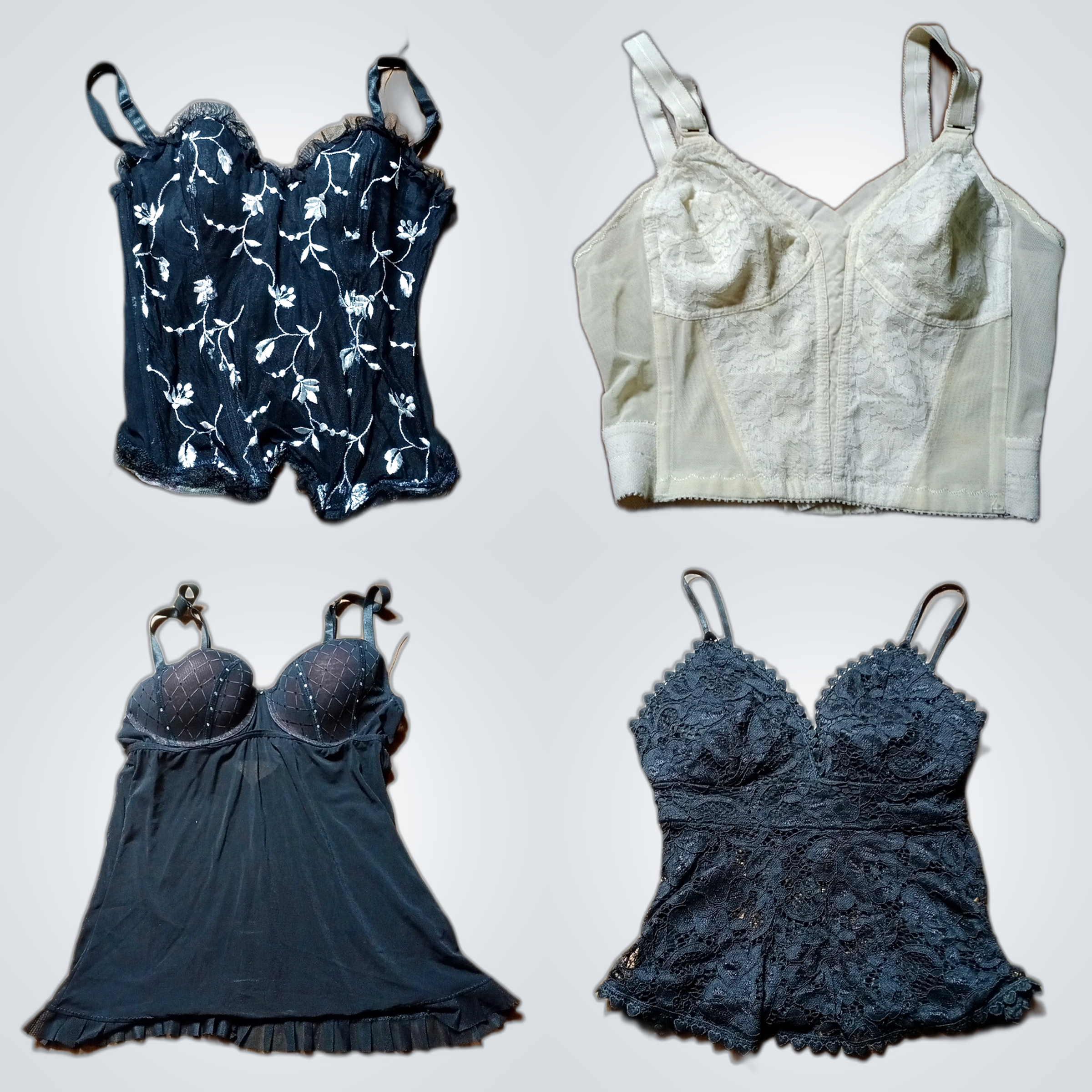 Black curated Cami Tops