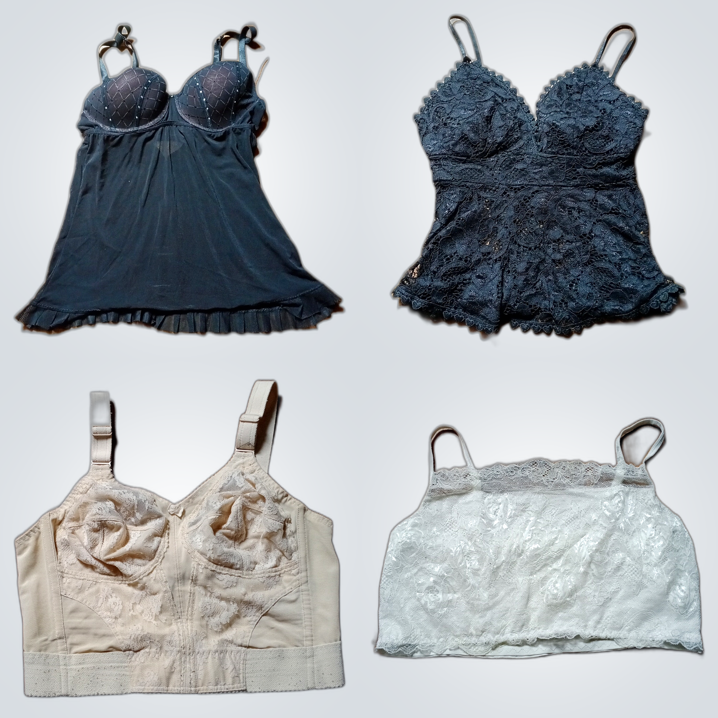 Black curated Cami Tops