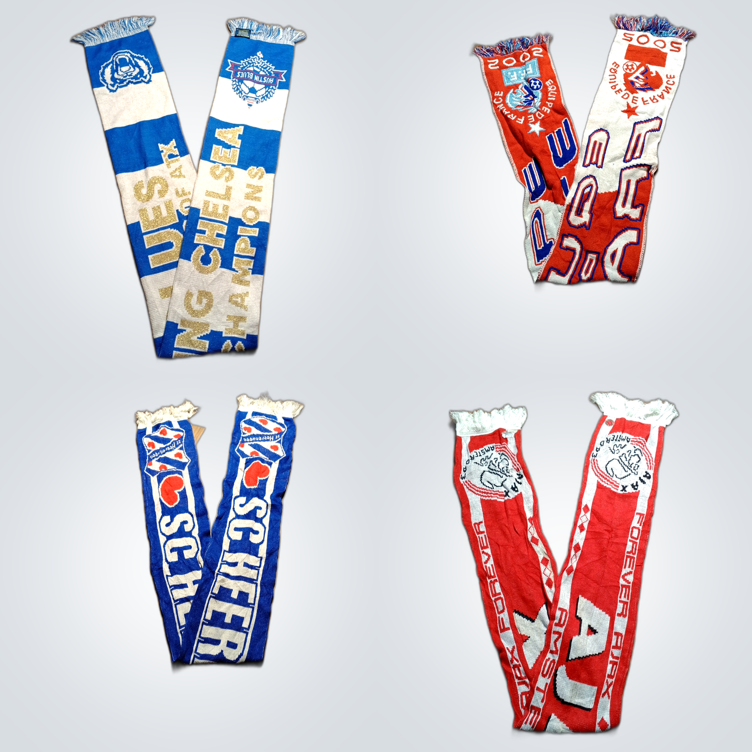 Vintage sports scarves
