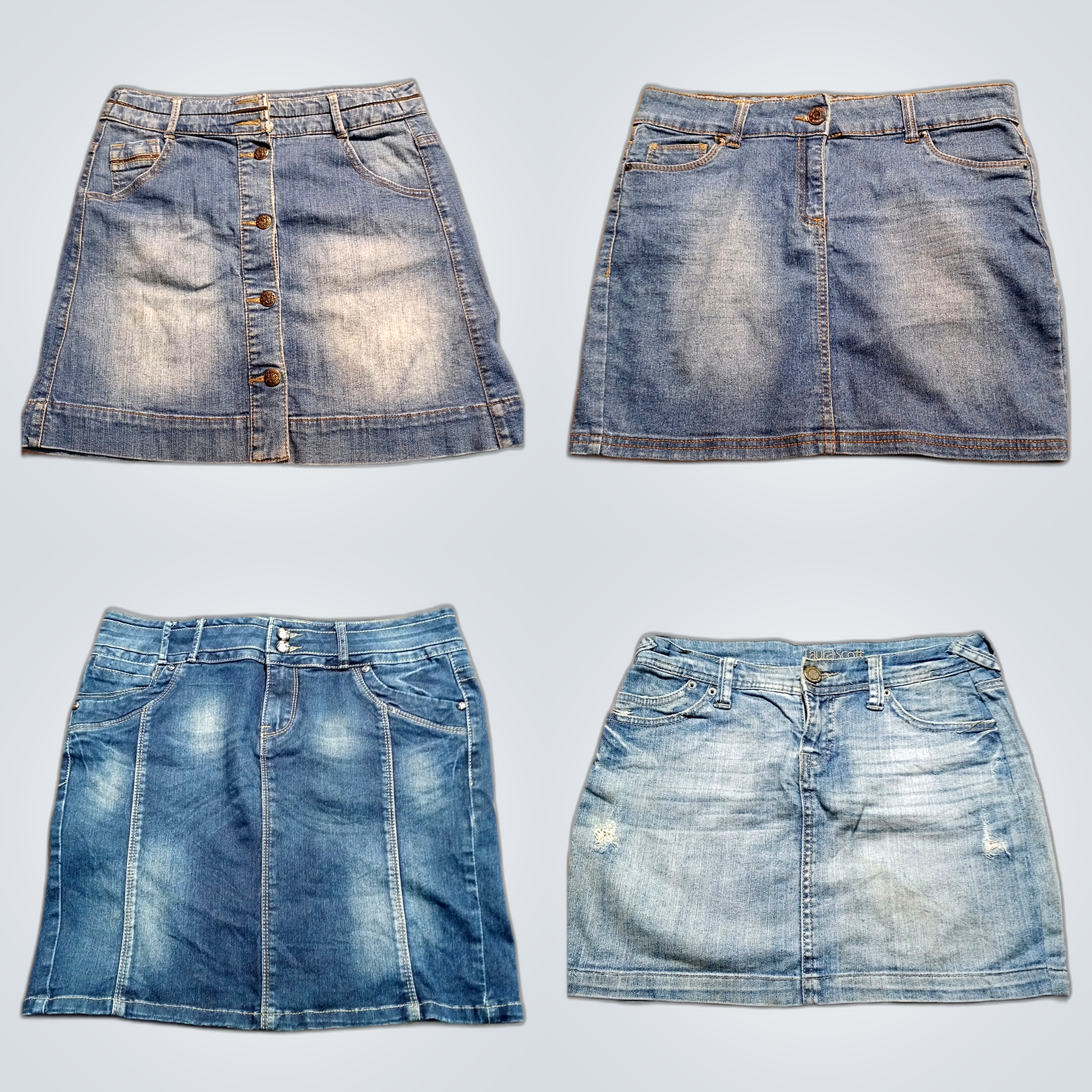 Y2K Denim Mini Skirt