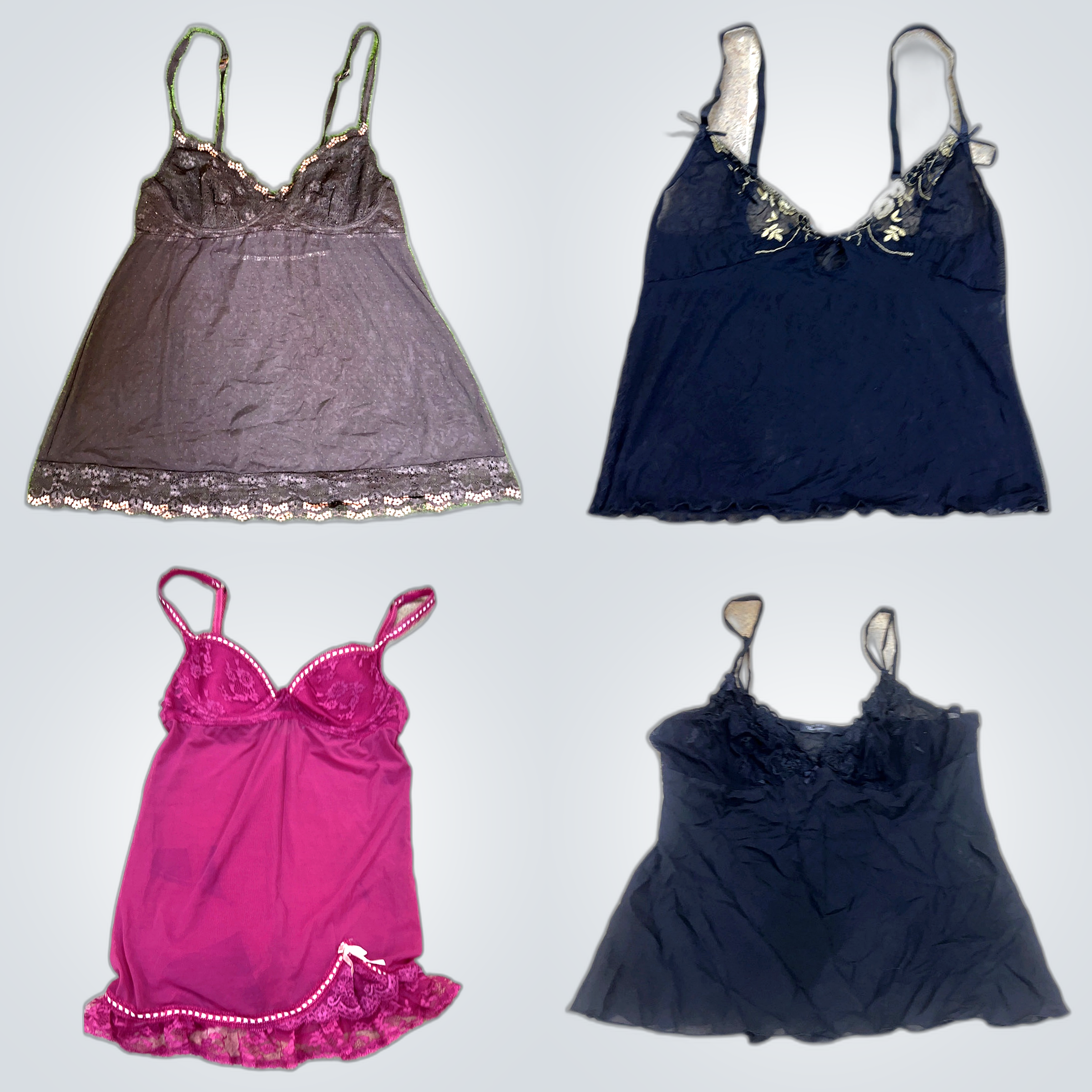 Y2K Camisoles Lingerie Bundle