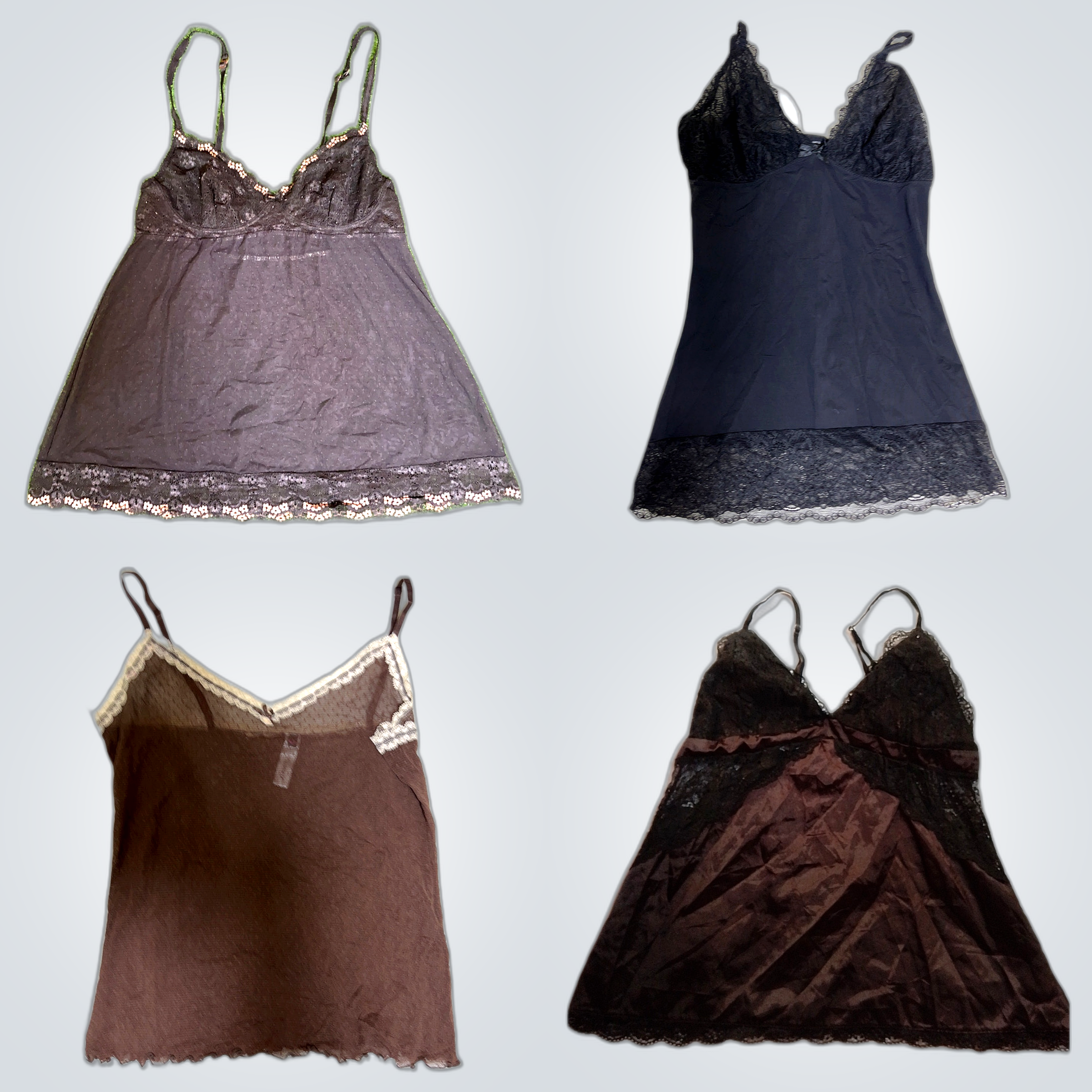 Débardeurs en dentelle Y2K