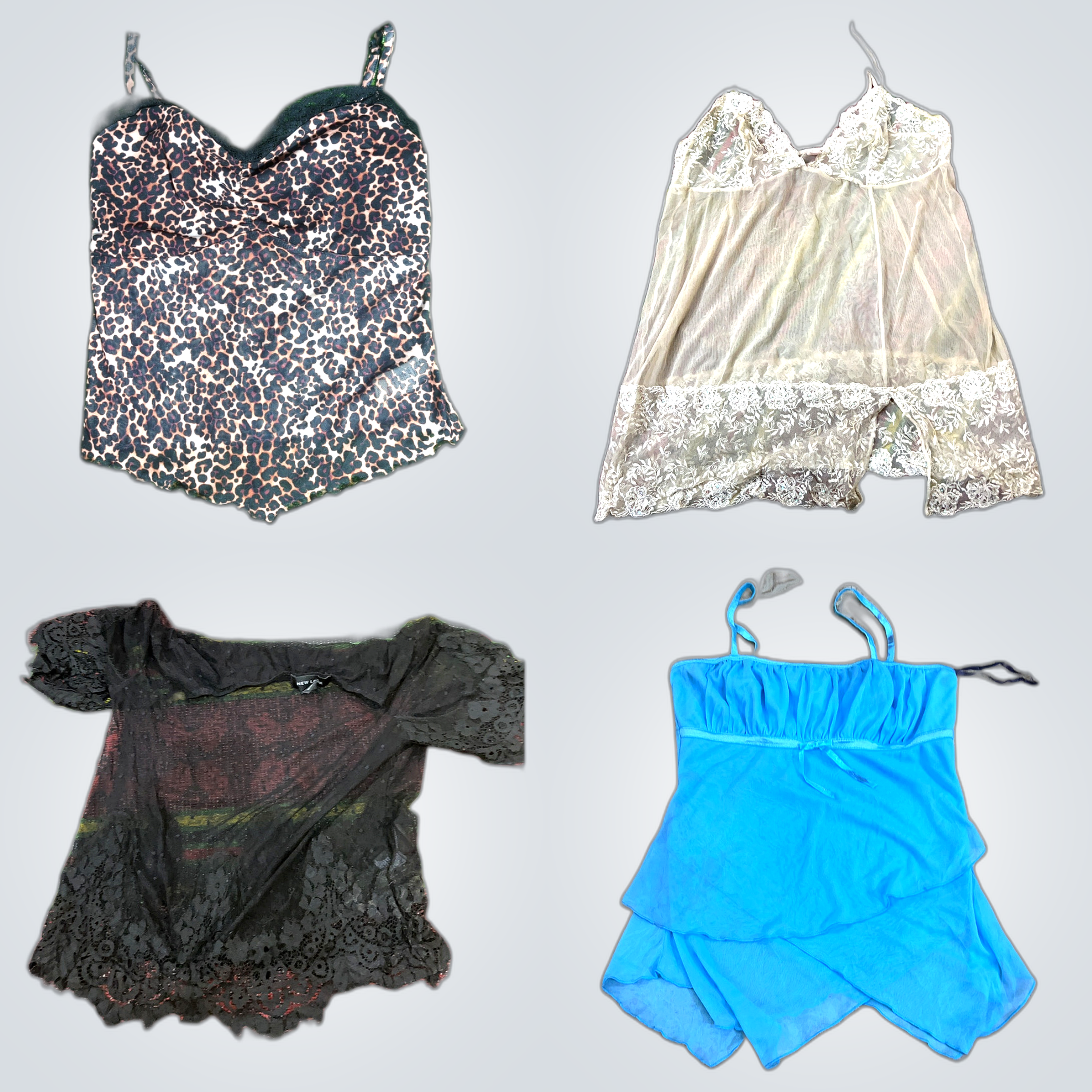 Y2K Lace Trim Camisoles