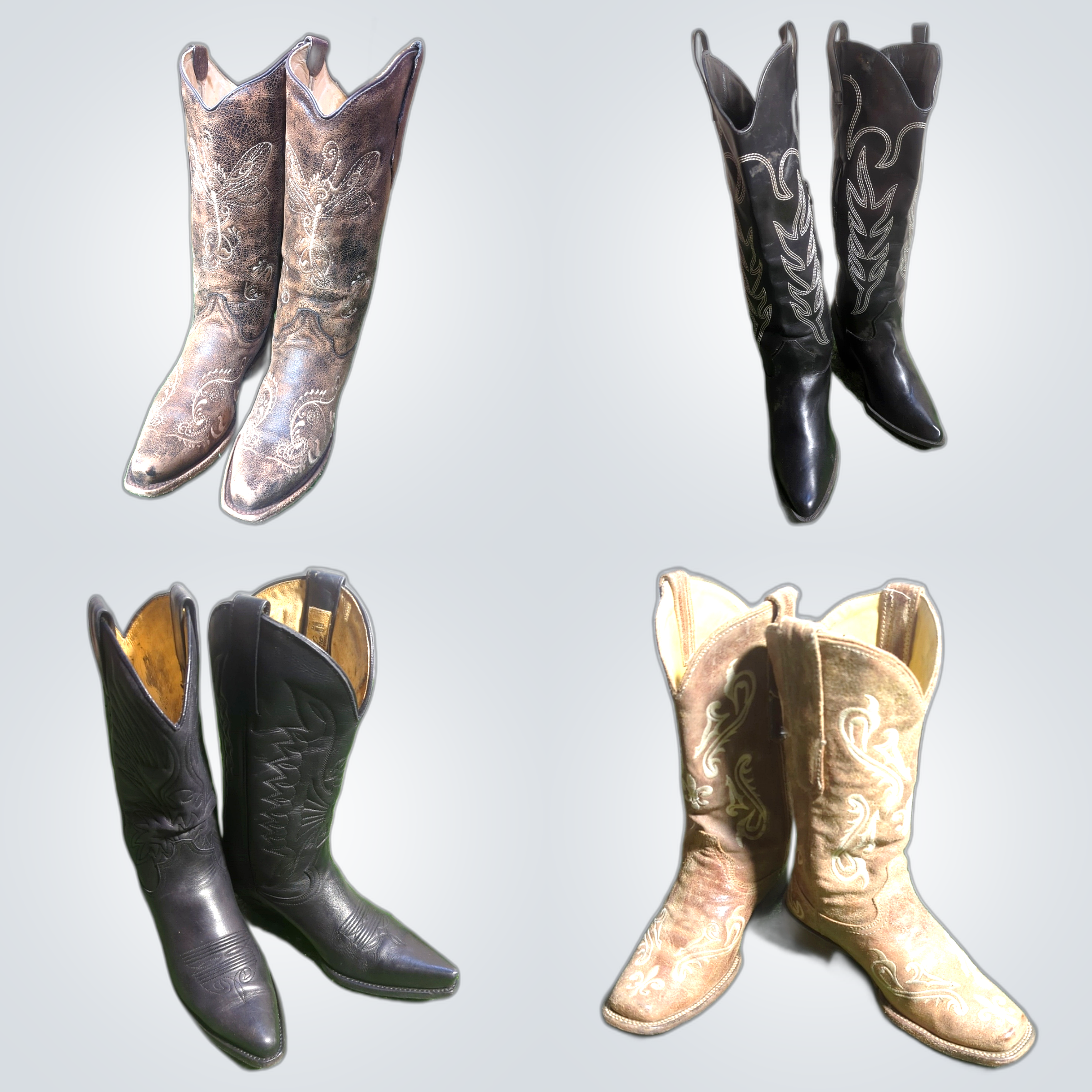 Y2K Cowboy Boots Bundle