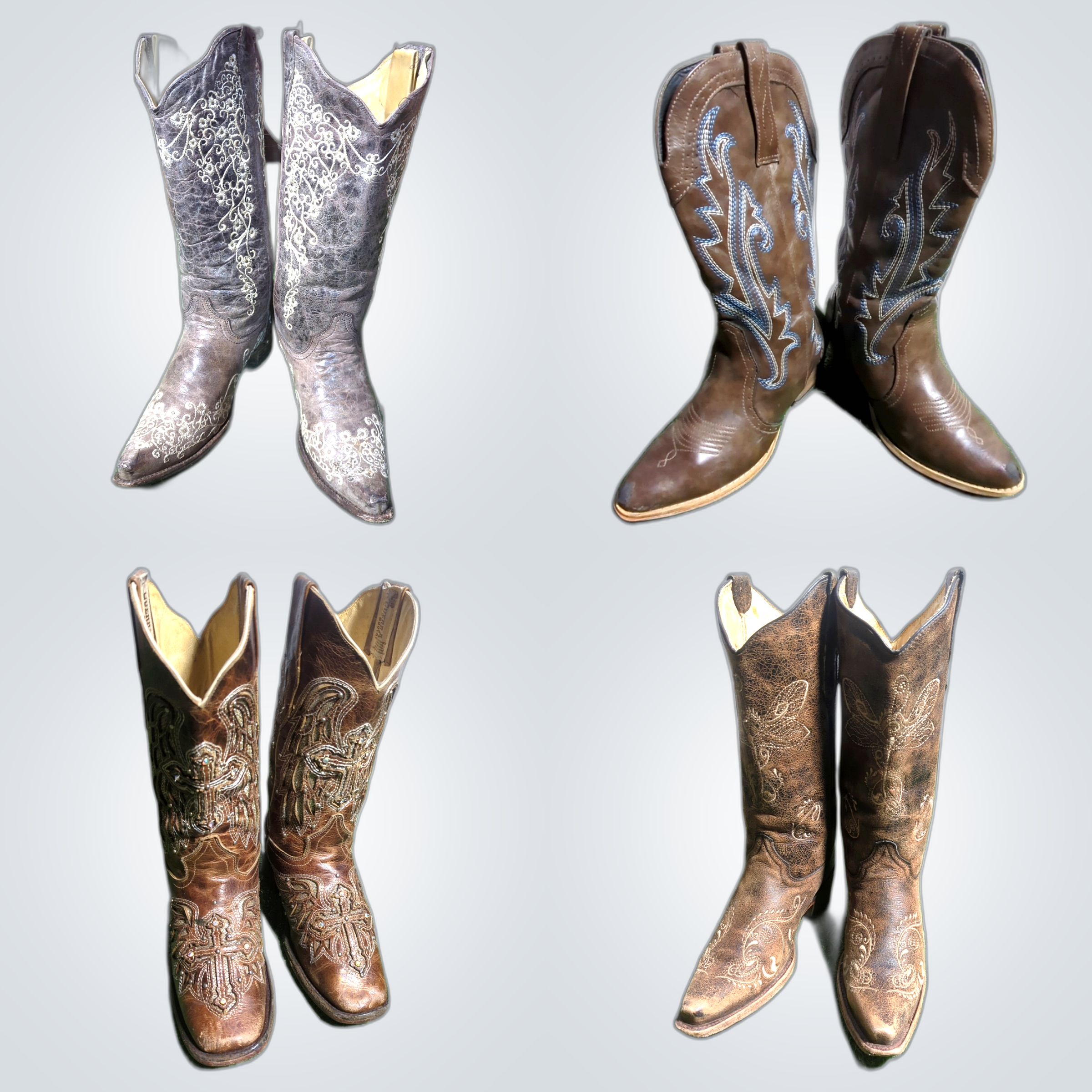 Y2K Cowboy Boots Bundle
