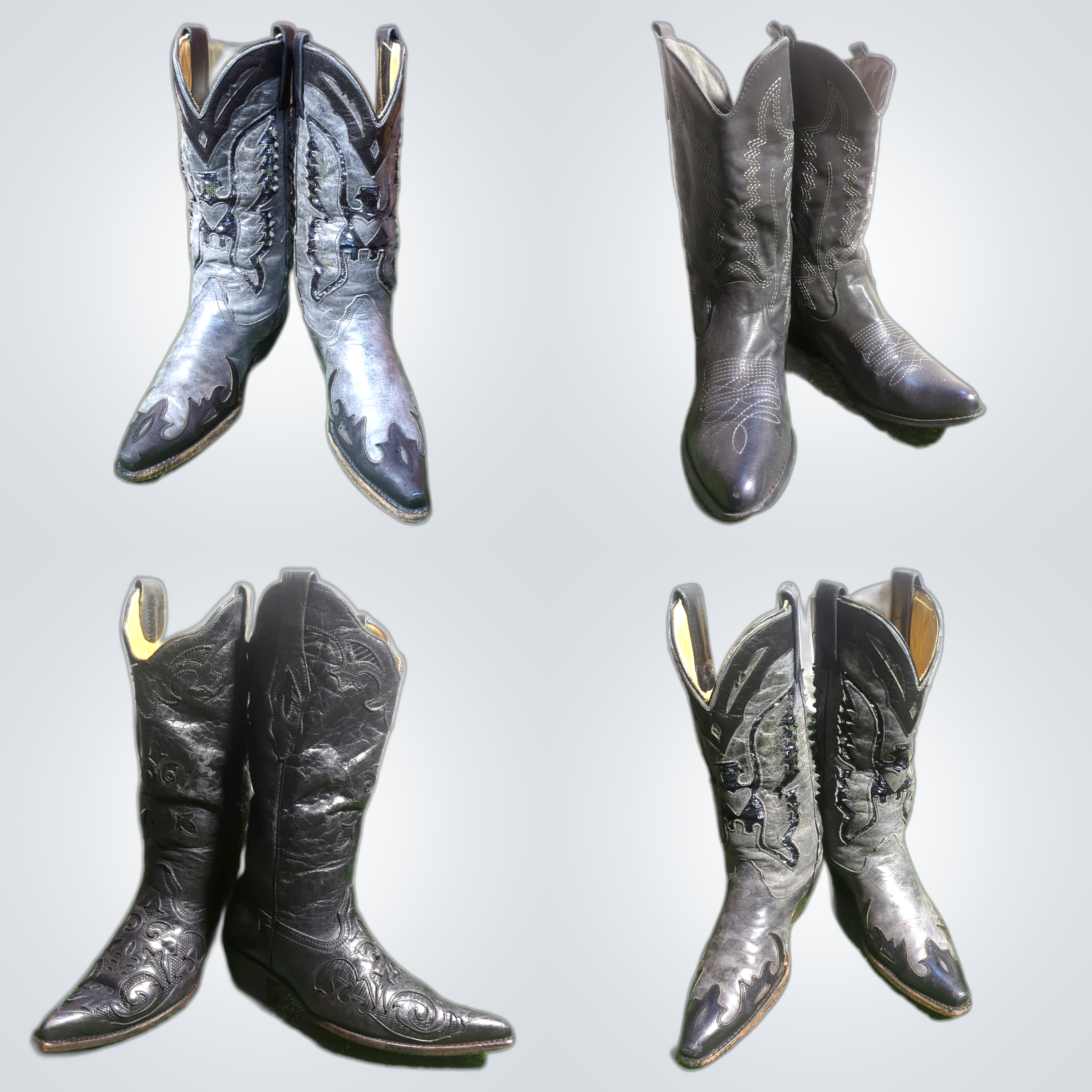 Pack de bottes de cowboy Y2K