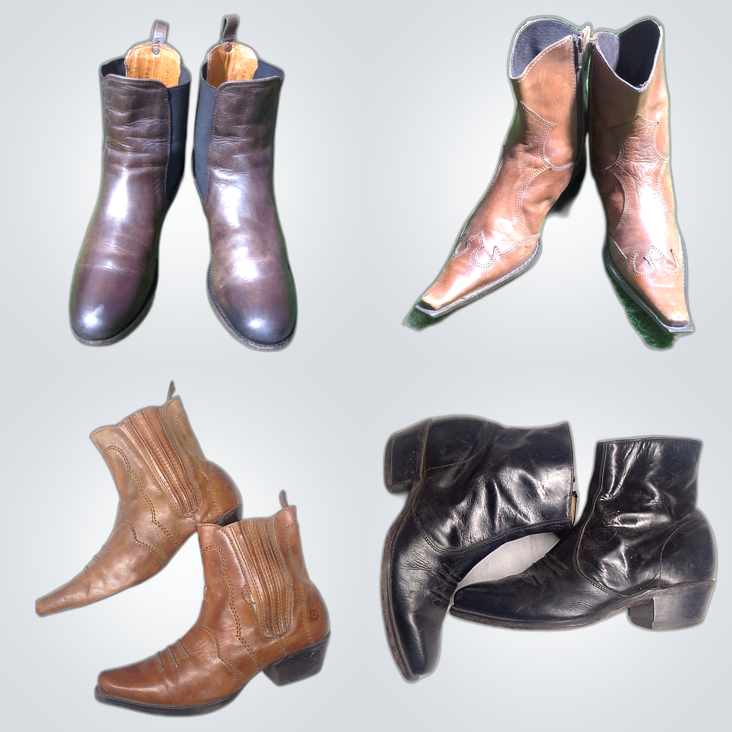 Vintage Leather Boot Bundle