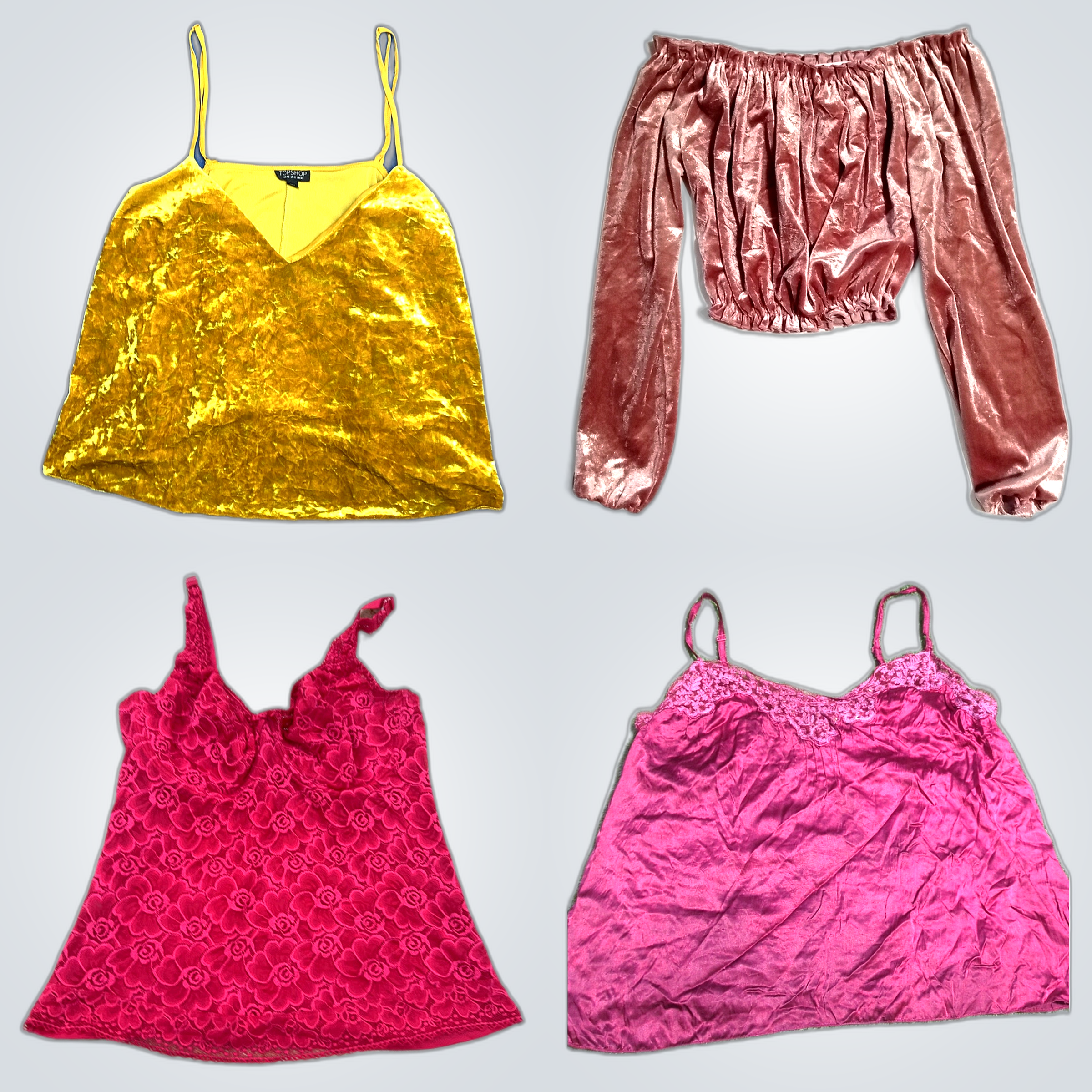 Velvet Or slip tops