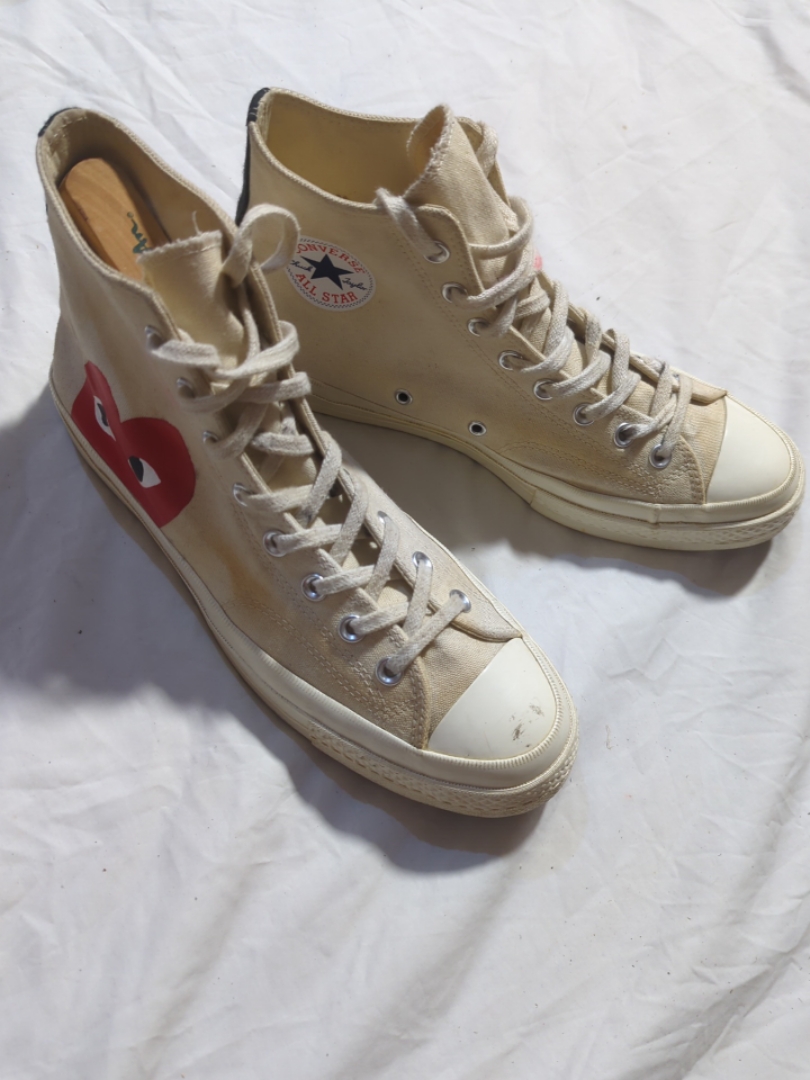Converse All Star High Top Sneakers with Comme des..