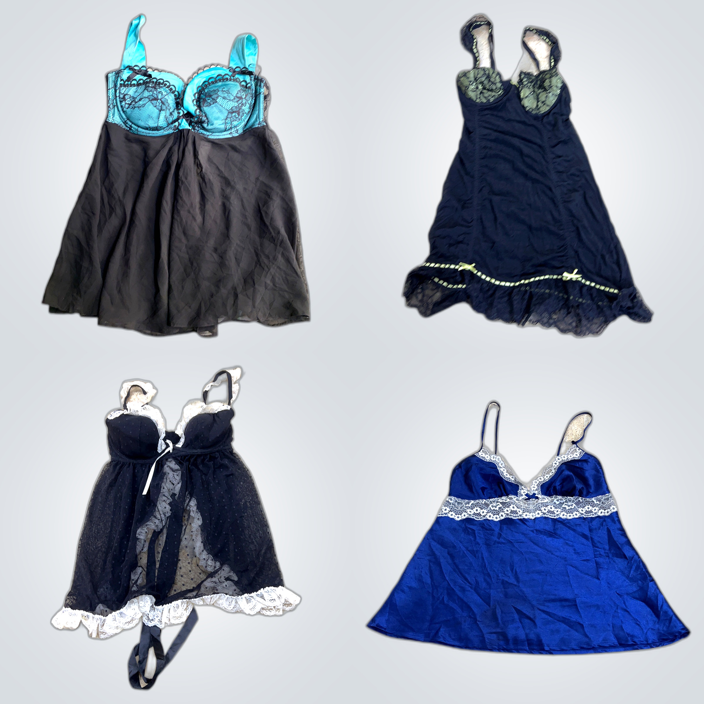 Y2K Spitzenkleid Bundle