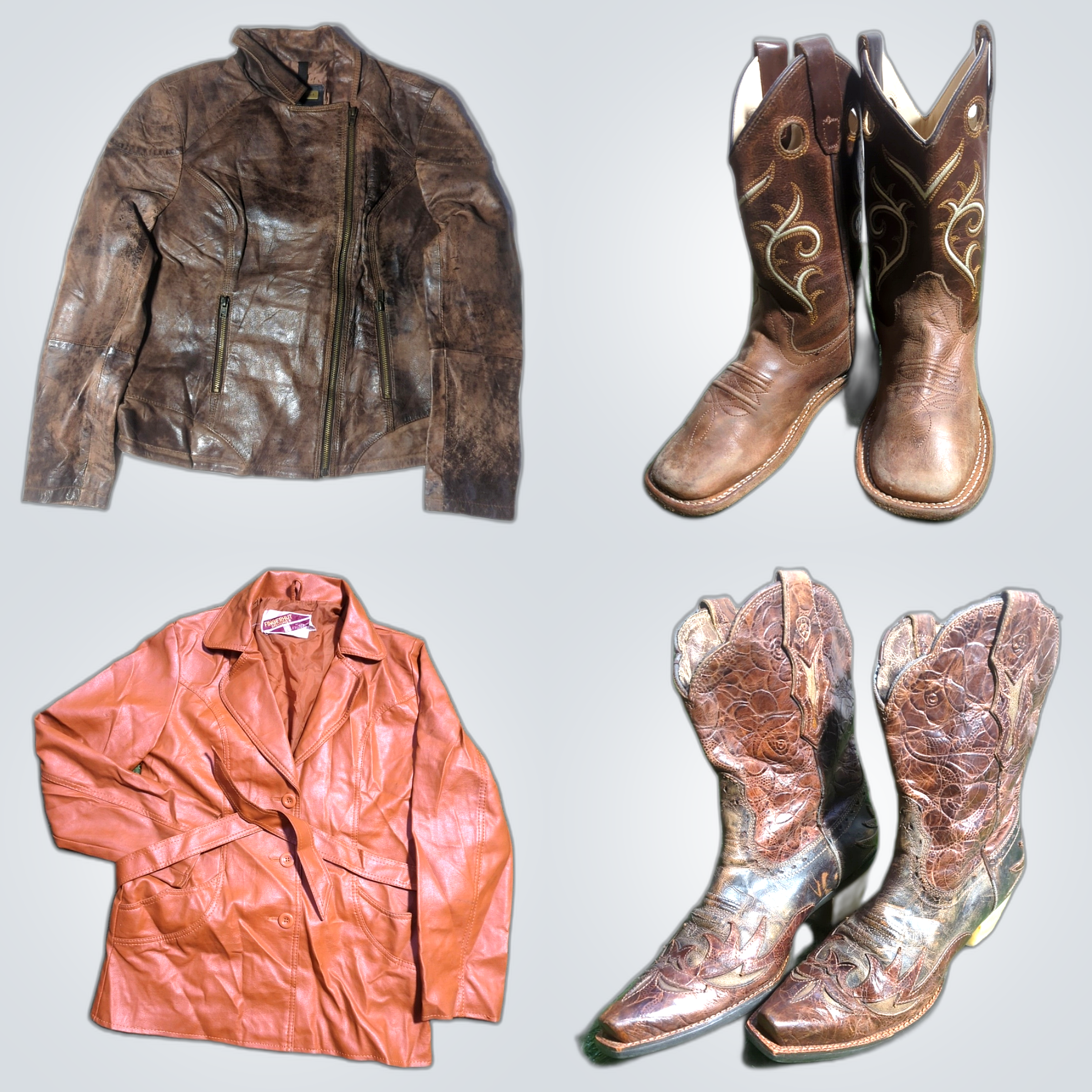 Y2K Leather Jacket Bundle