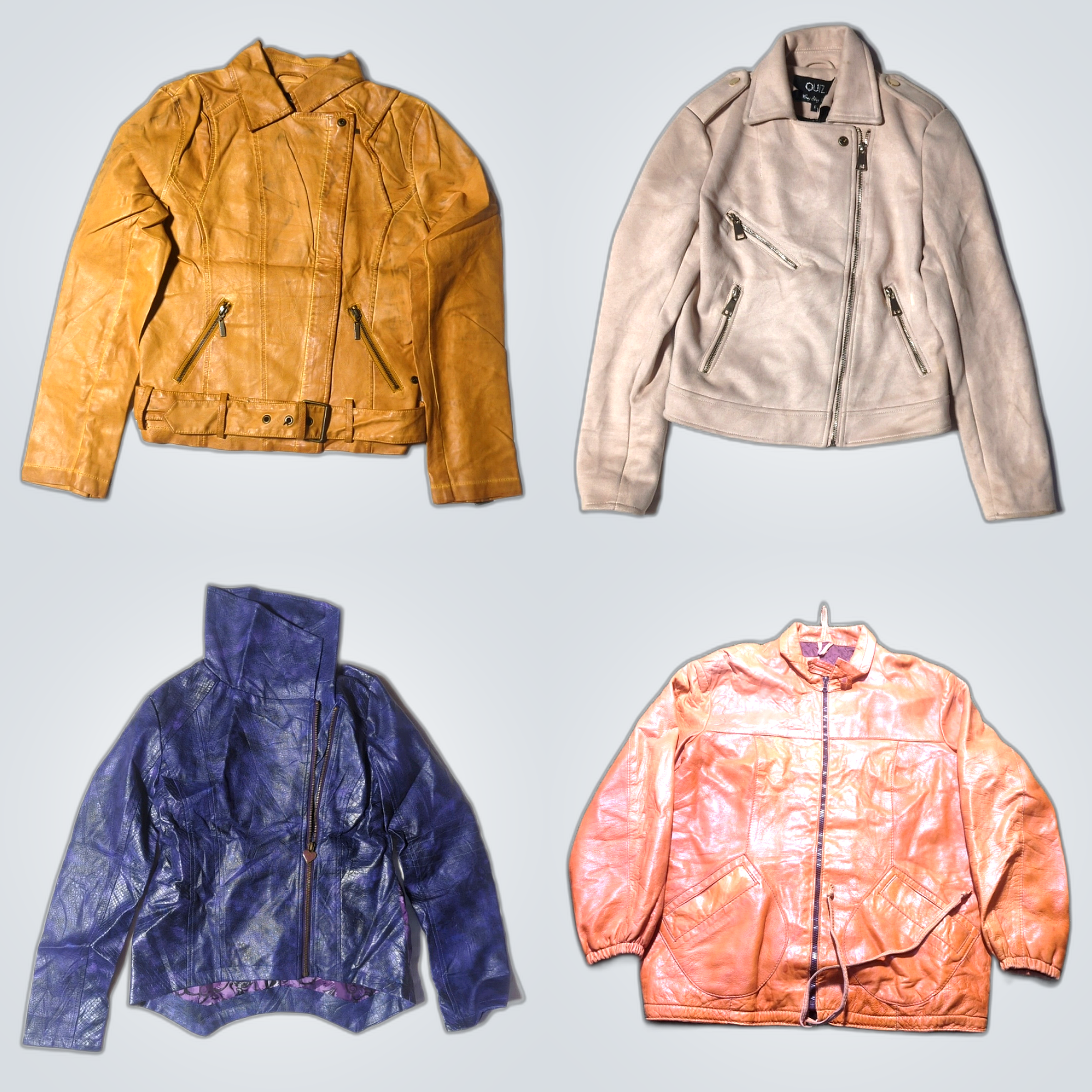 Mixed Y2k Lather jacket