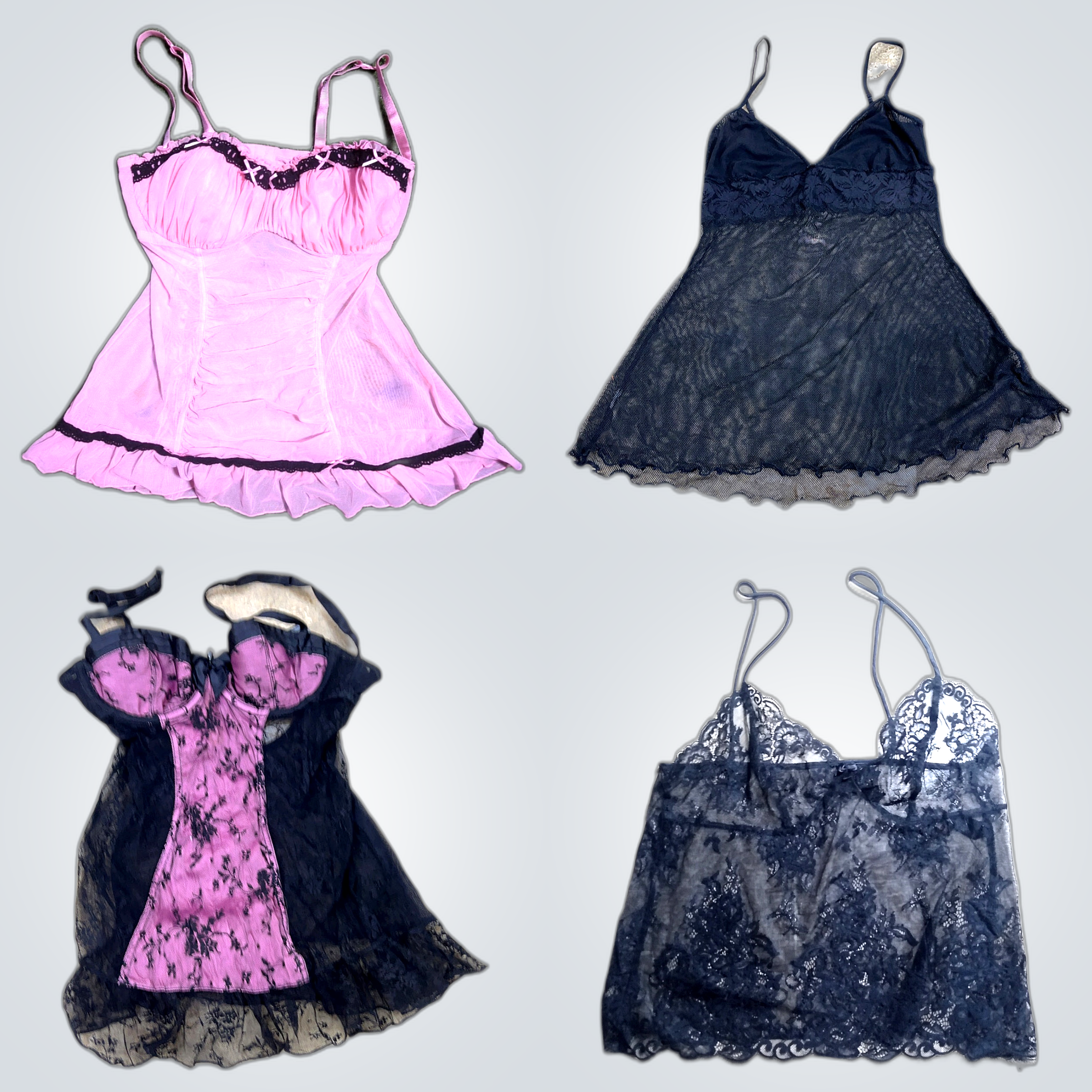 La Senza Y2K Lace Trim Camisoles
