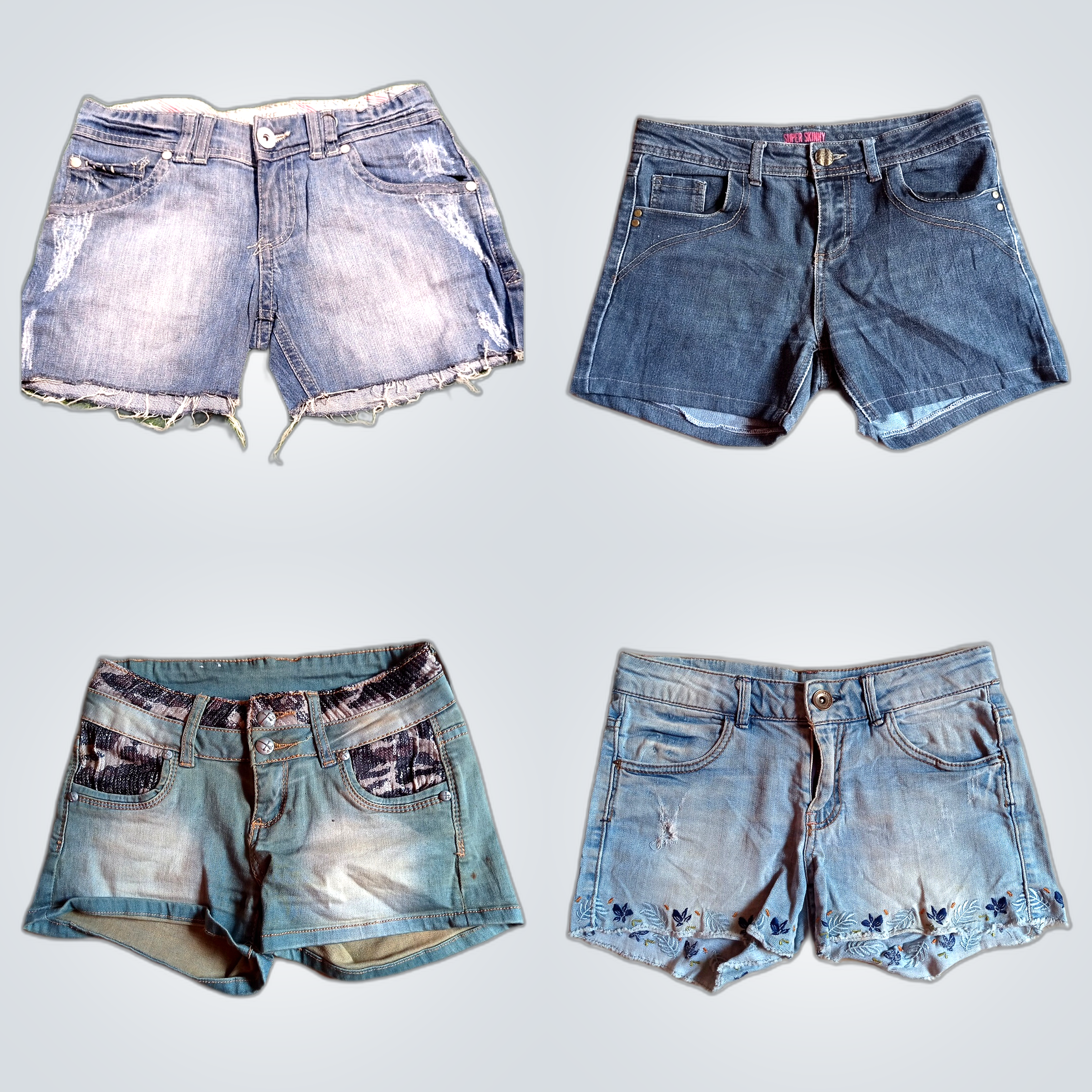 Y2K Denim Shorts Bundle