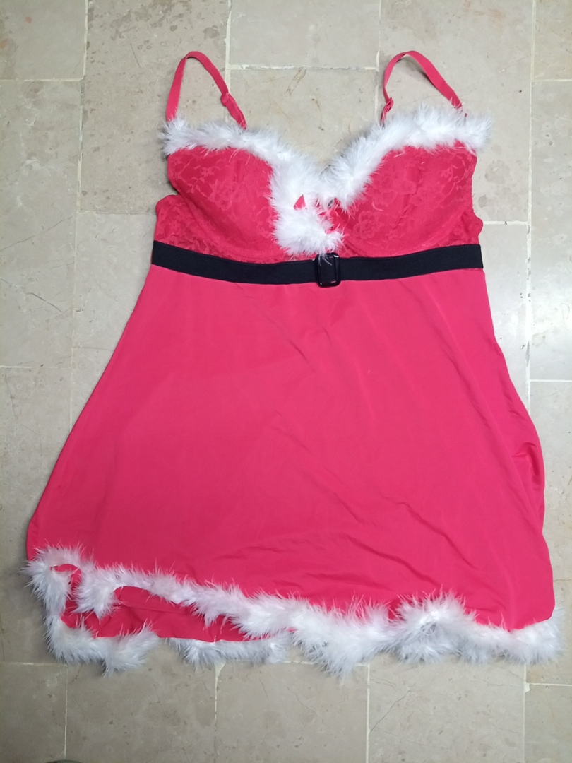 Pink Lace Trim Chemise