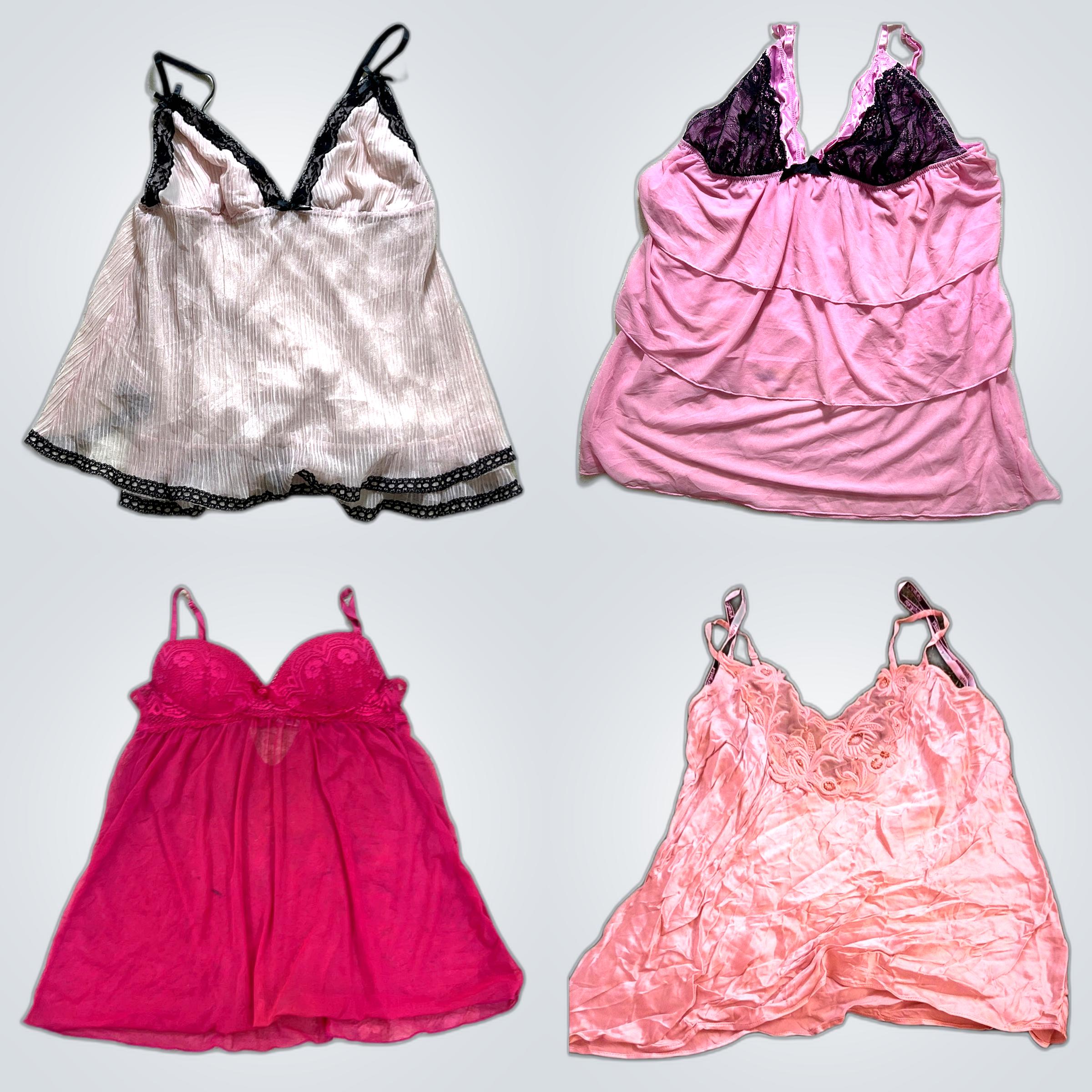 Ensemble Dentelle Rose & Satin : Secret Possession..