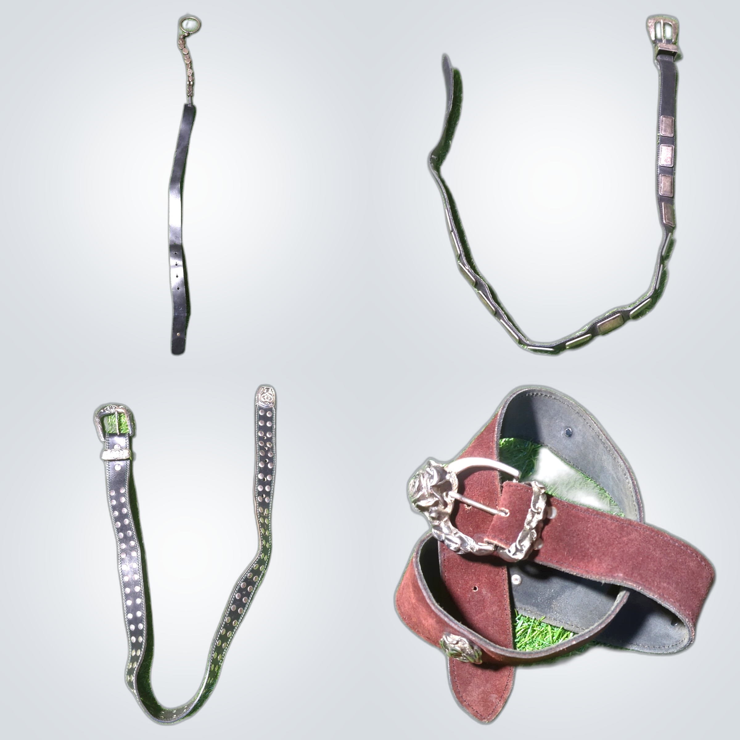 Vintage Leather Belts Bundle