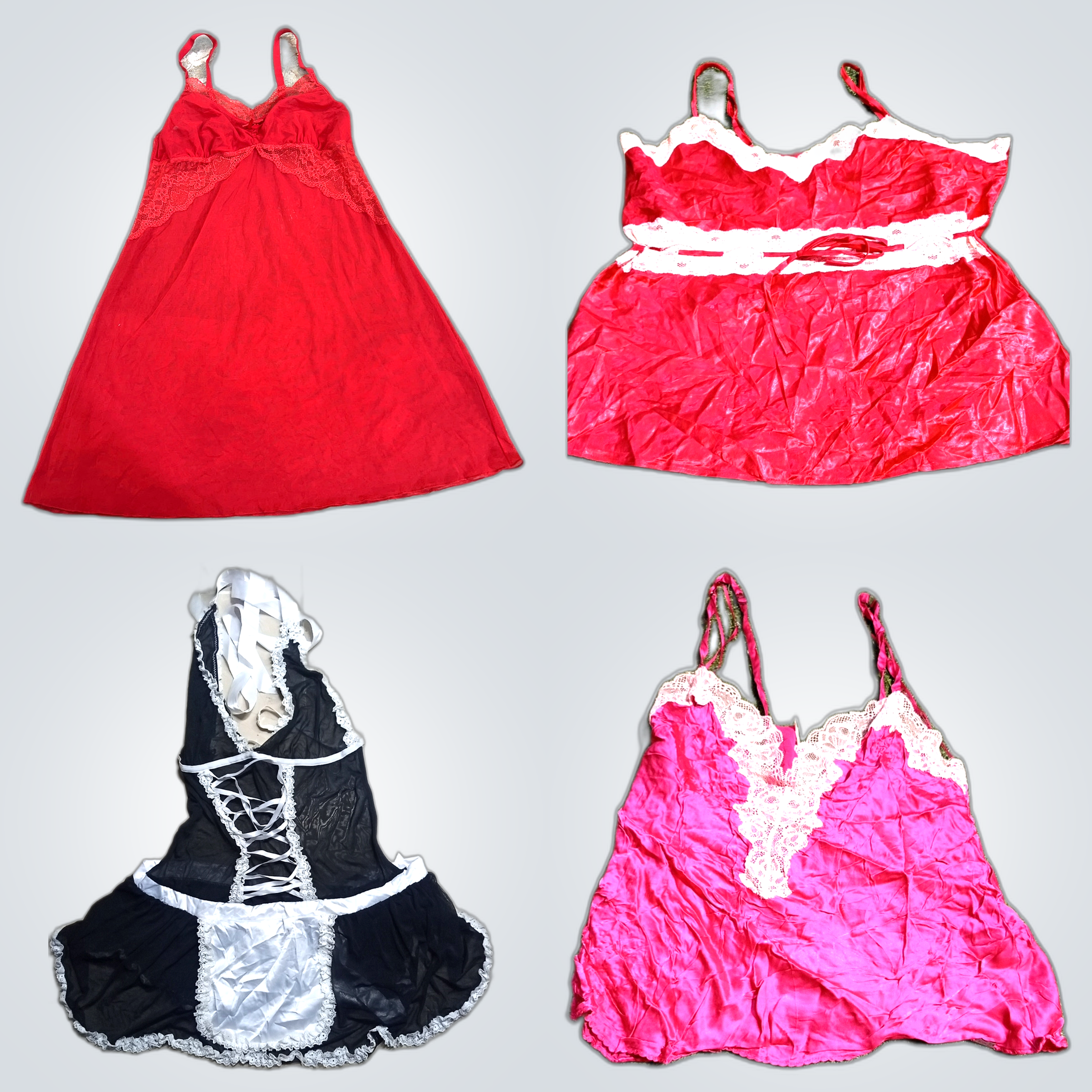 Y2K Lace Trim Dresses