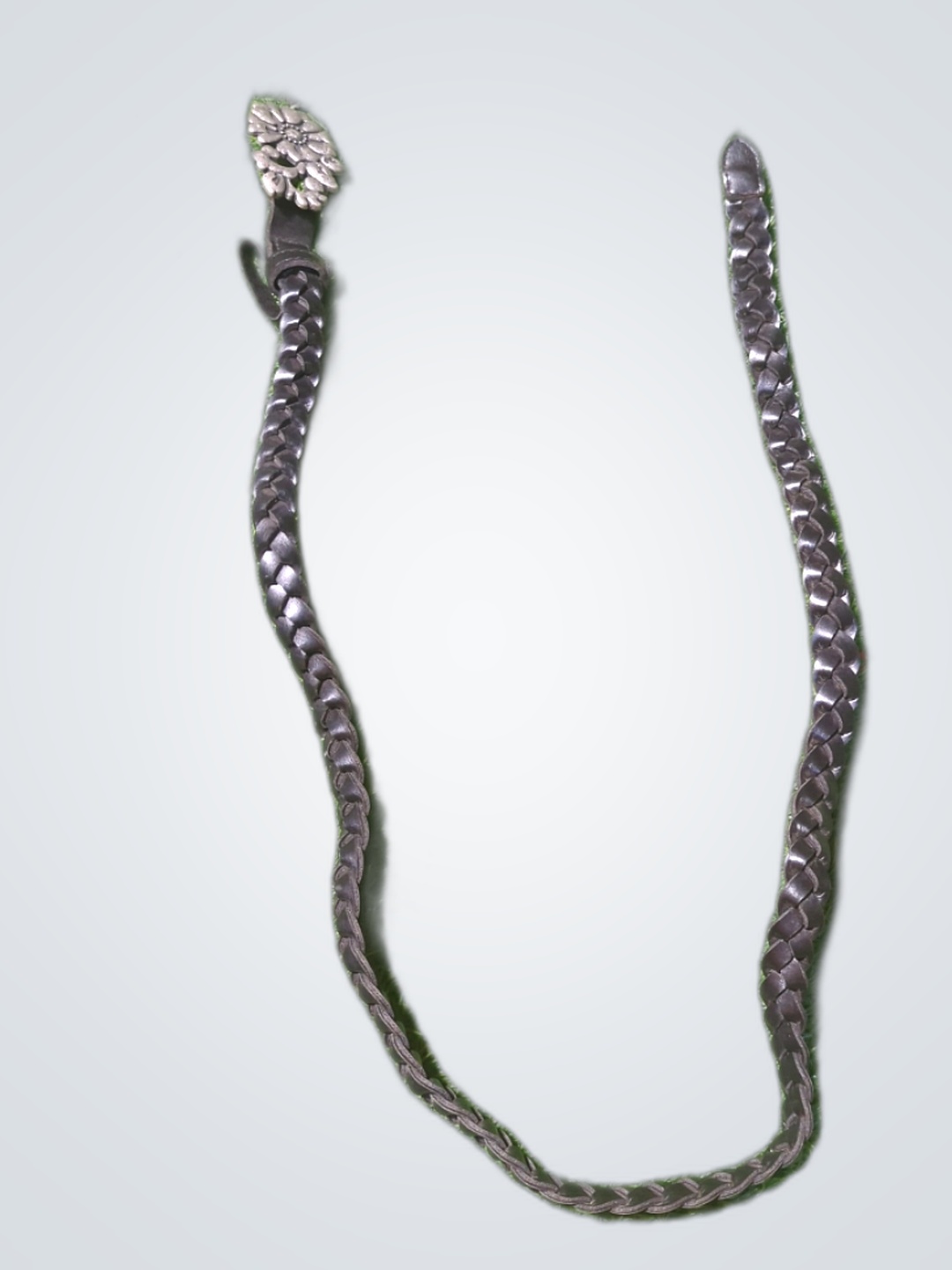 Braided Leather Whip