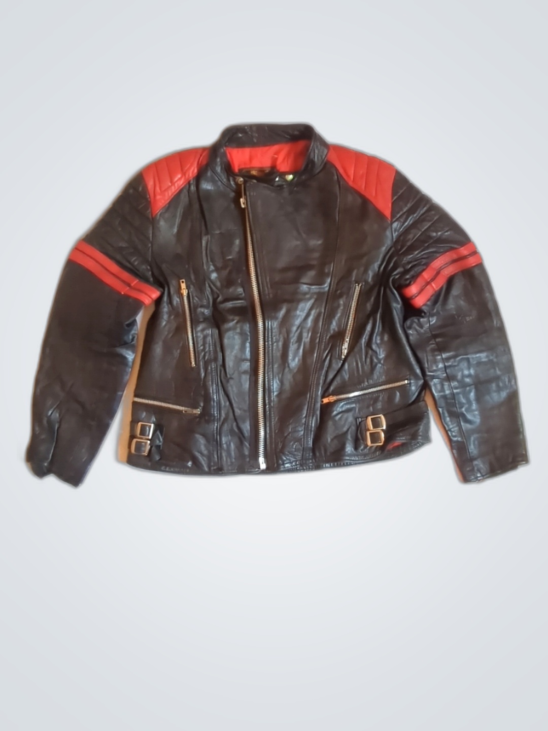Campagnari Leather Biker Jacket