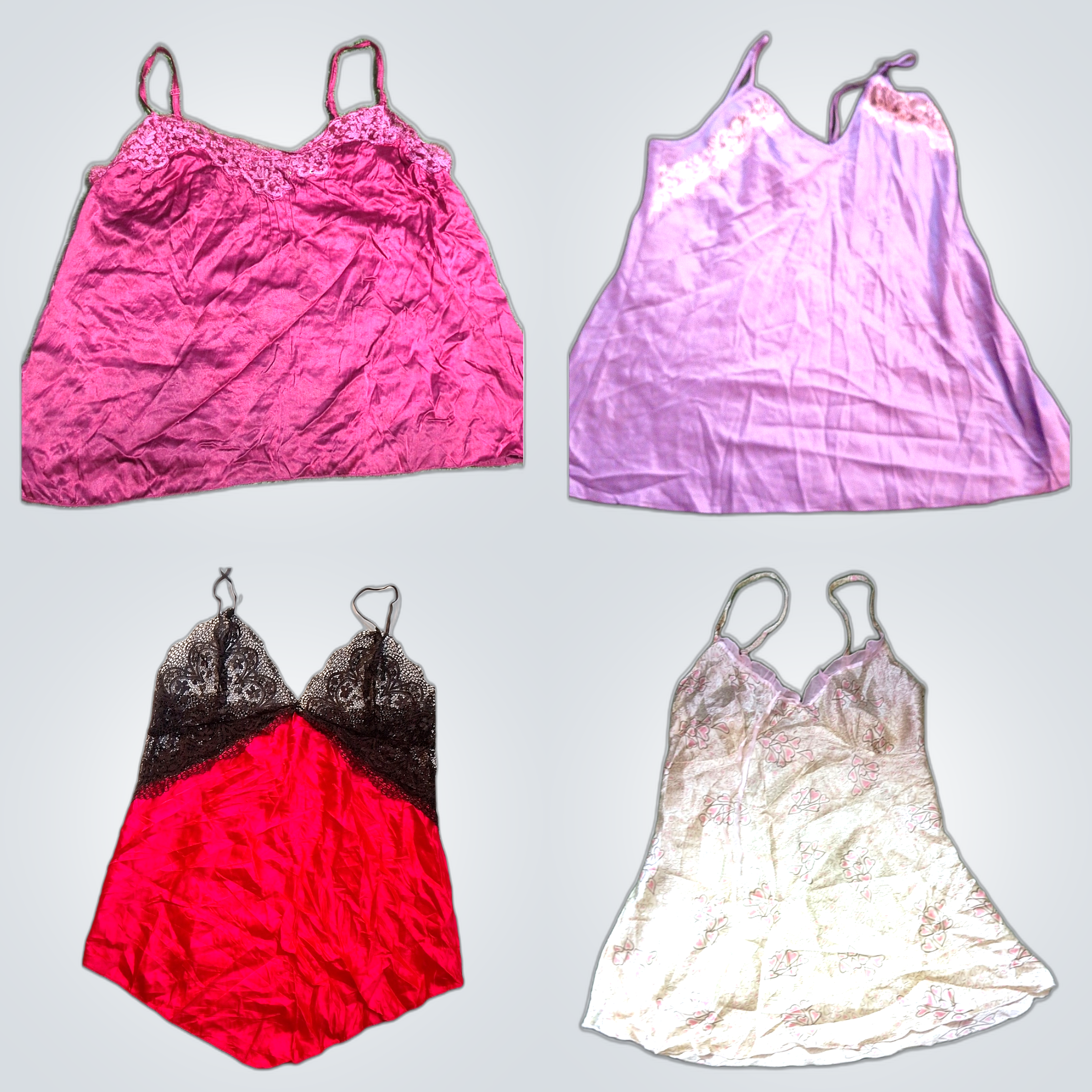 Y2K Lace Trim Camisoles